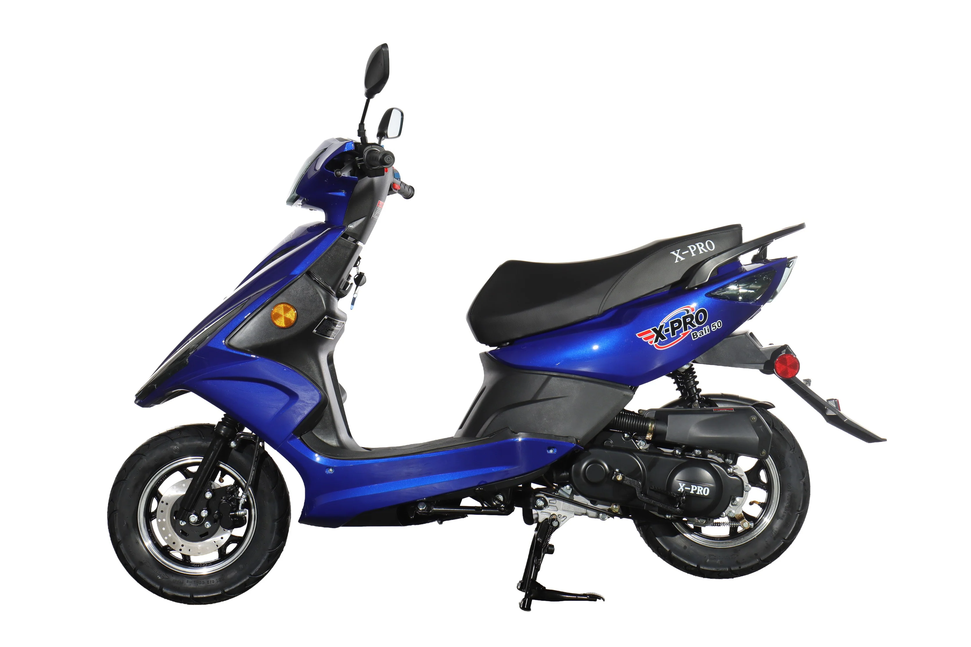 Free Shipping! X-PRO Bali 50cc Moped Scooter with 10" Wheels! Electric/Kick Start! Large LED Headlights! - Image 40