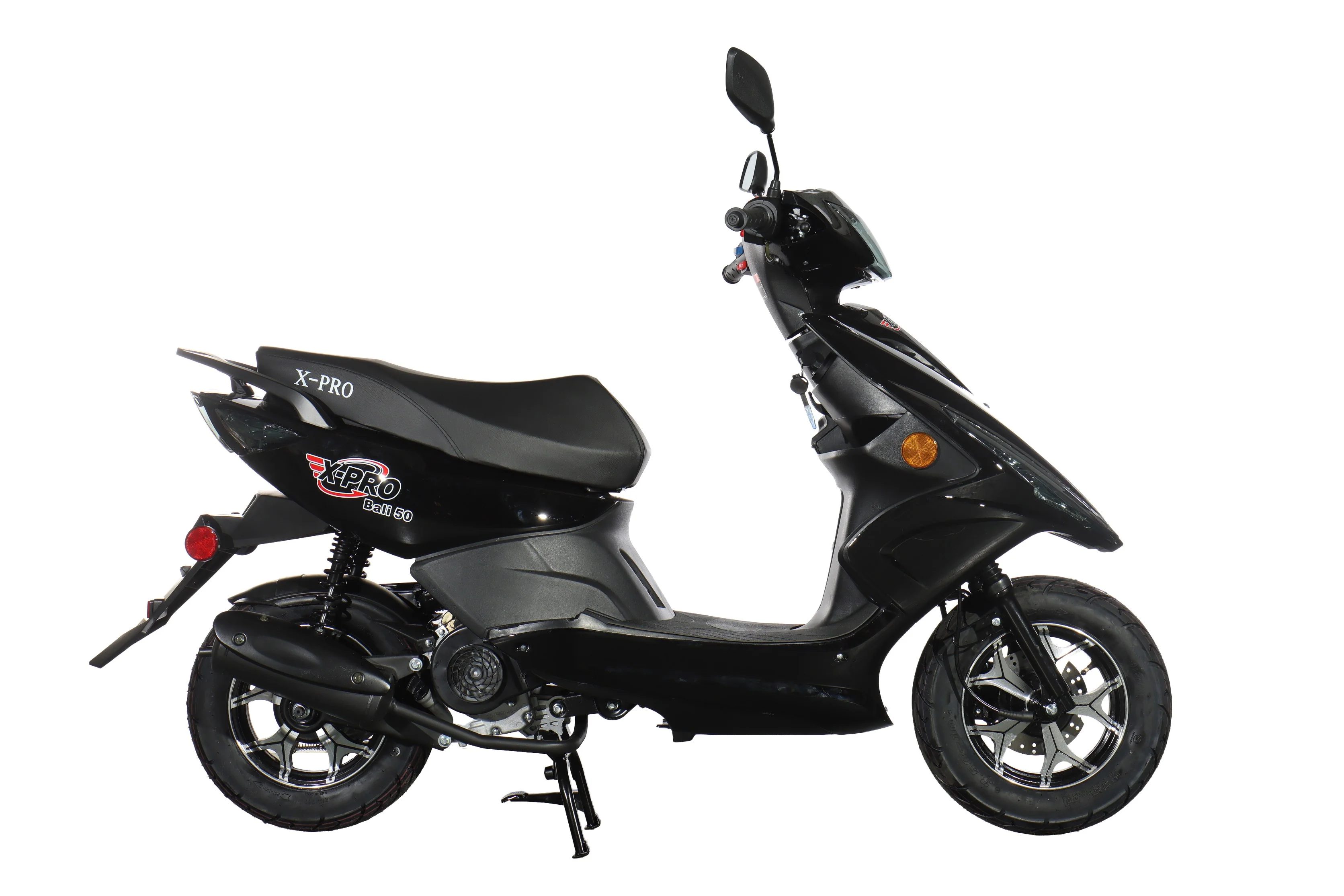 Free Shipping! X-PRO Bali 50cc Moped Scooter with 10" Wheels! Electric/Kick Start! Large LED Headlights! - Image 8