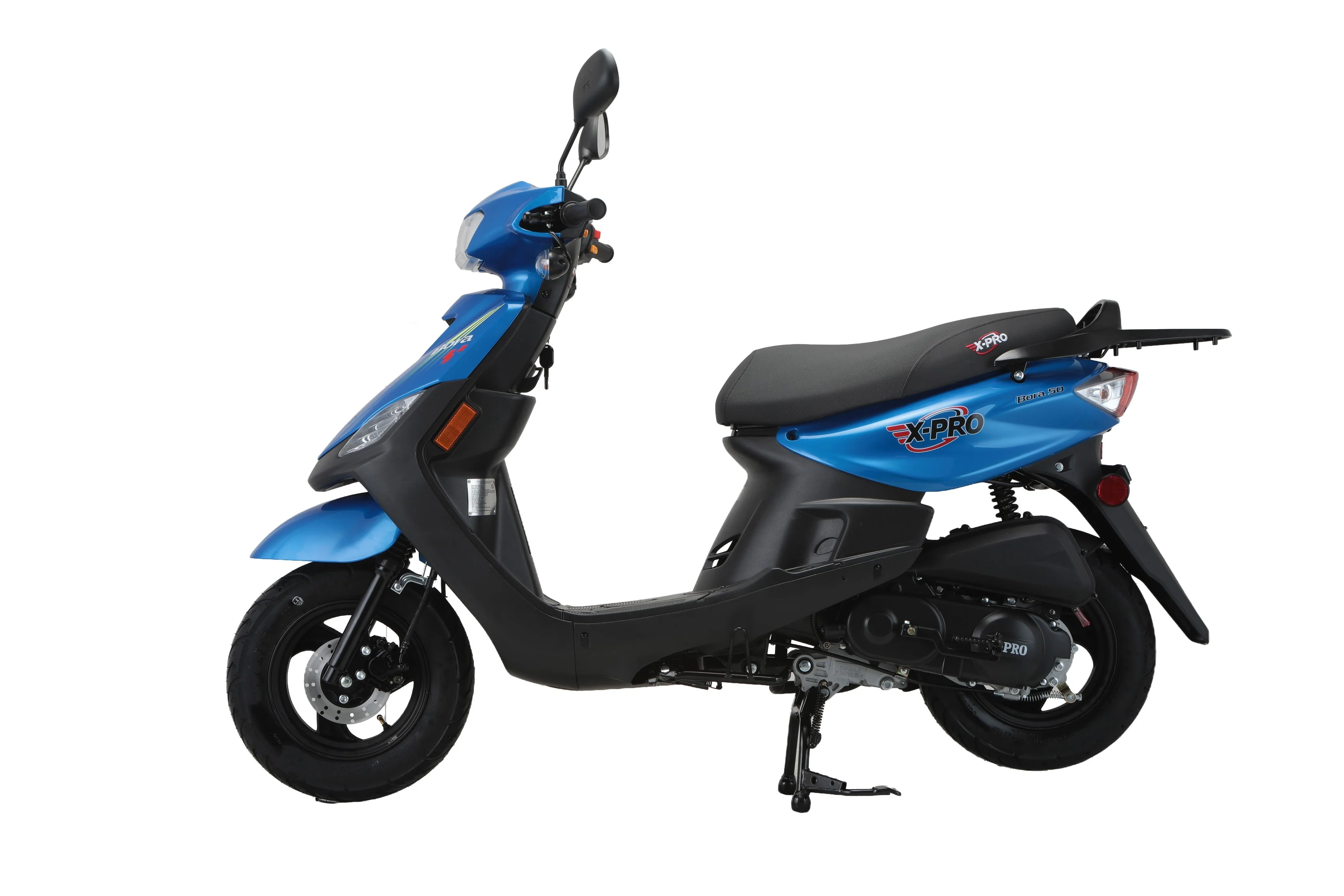 Free Shipping! X-PRO Bora 50cc Moped Scooter with 10" Aluminum Wheels, Electric/Kick Start! - Image 16