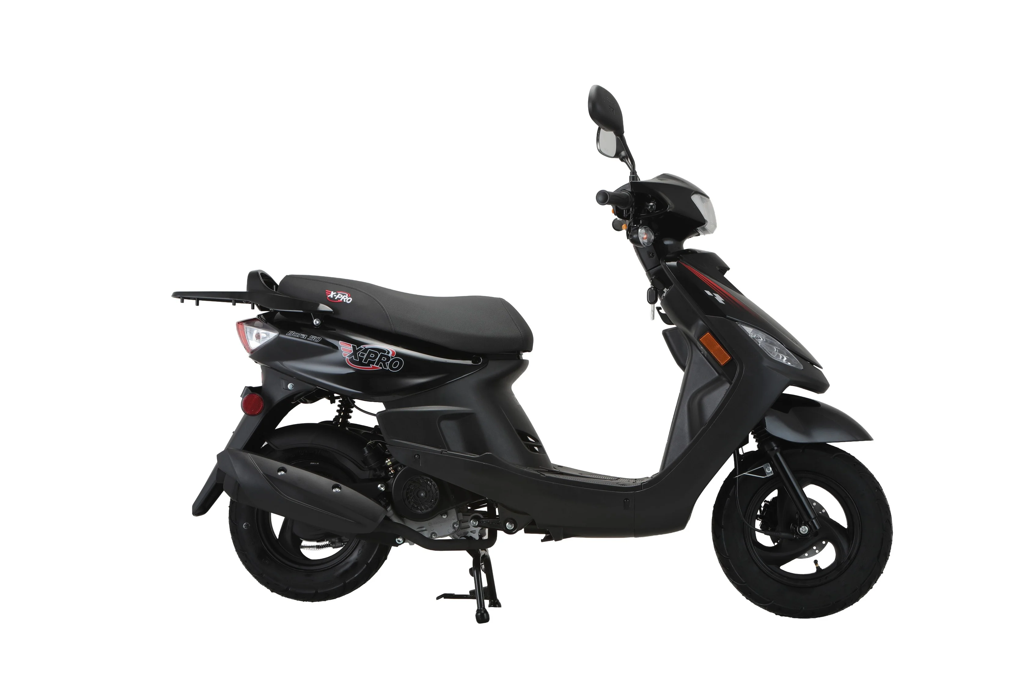 Free Shipping! X-PRO Bora 50cc Moped Scooter with 10" Aluminum Wheels, Electric/Kick Start! - Image 4