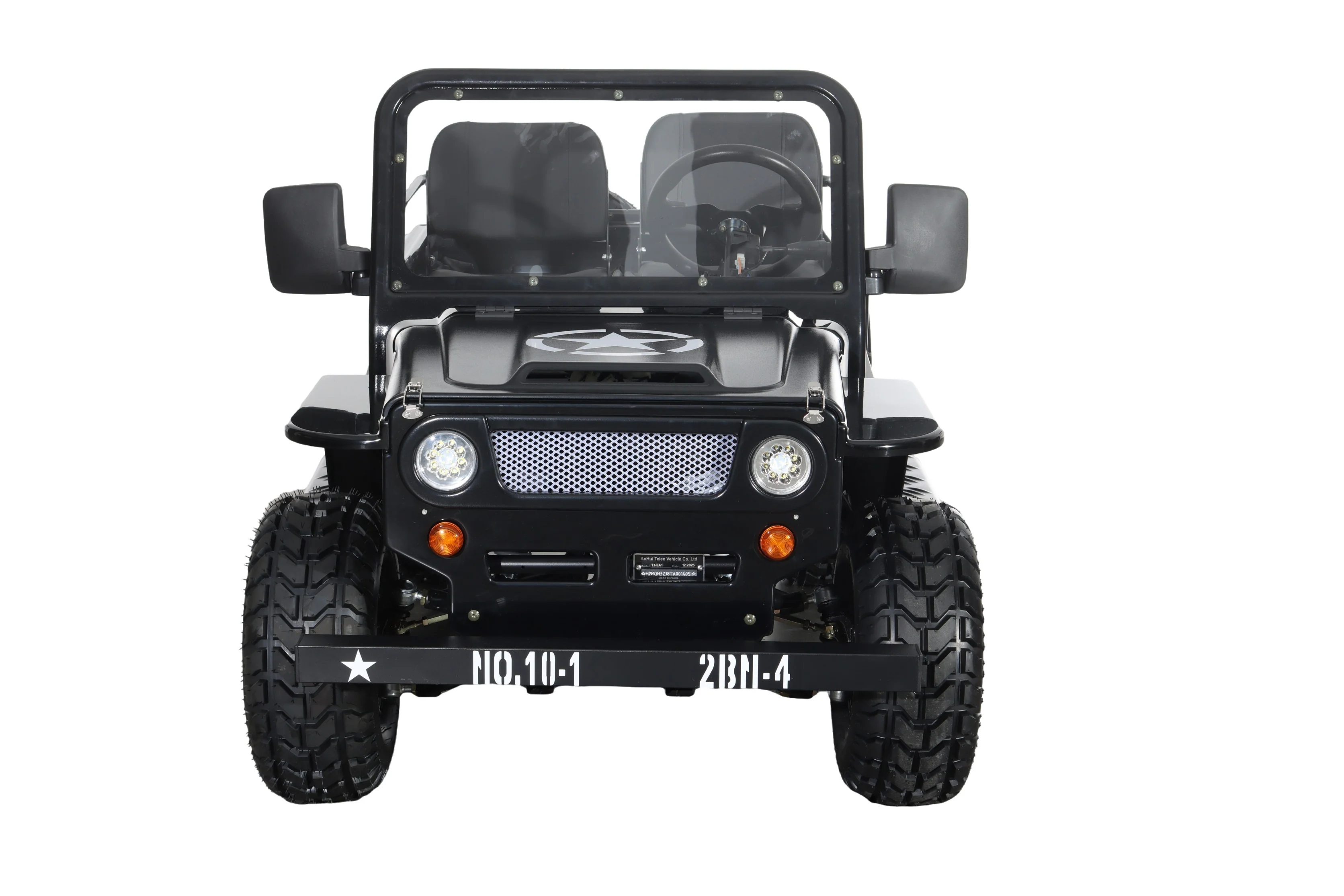Free Shipping! X-PRO E-Ranger 3000W Peak Power 60V Electric Mini Jeep with Reverse and Disc Brake! LED Headlights, With Windshield and Spare Tire, Big 18" Aluminium Rim Wheels! - Image 5