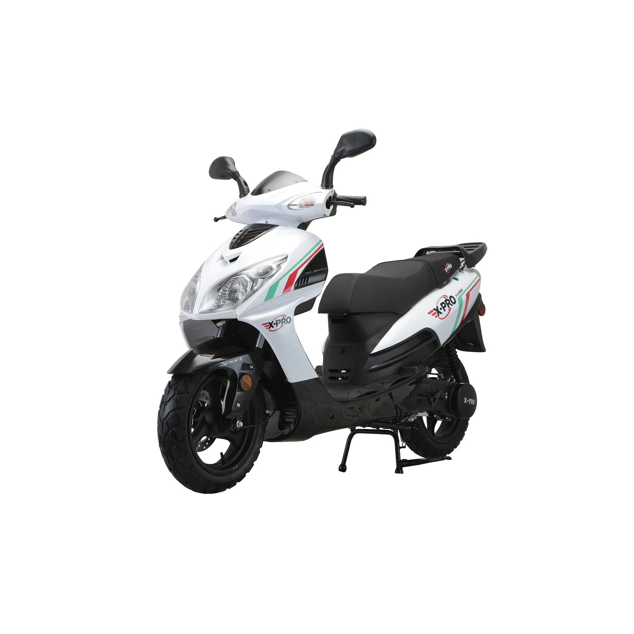 Free Shipping! X-PRO Fiji 200 Moped Scooter with 13" Aluminum Wheels! Electric/Kick Start! - Image 13