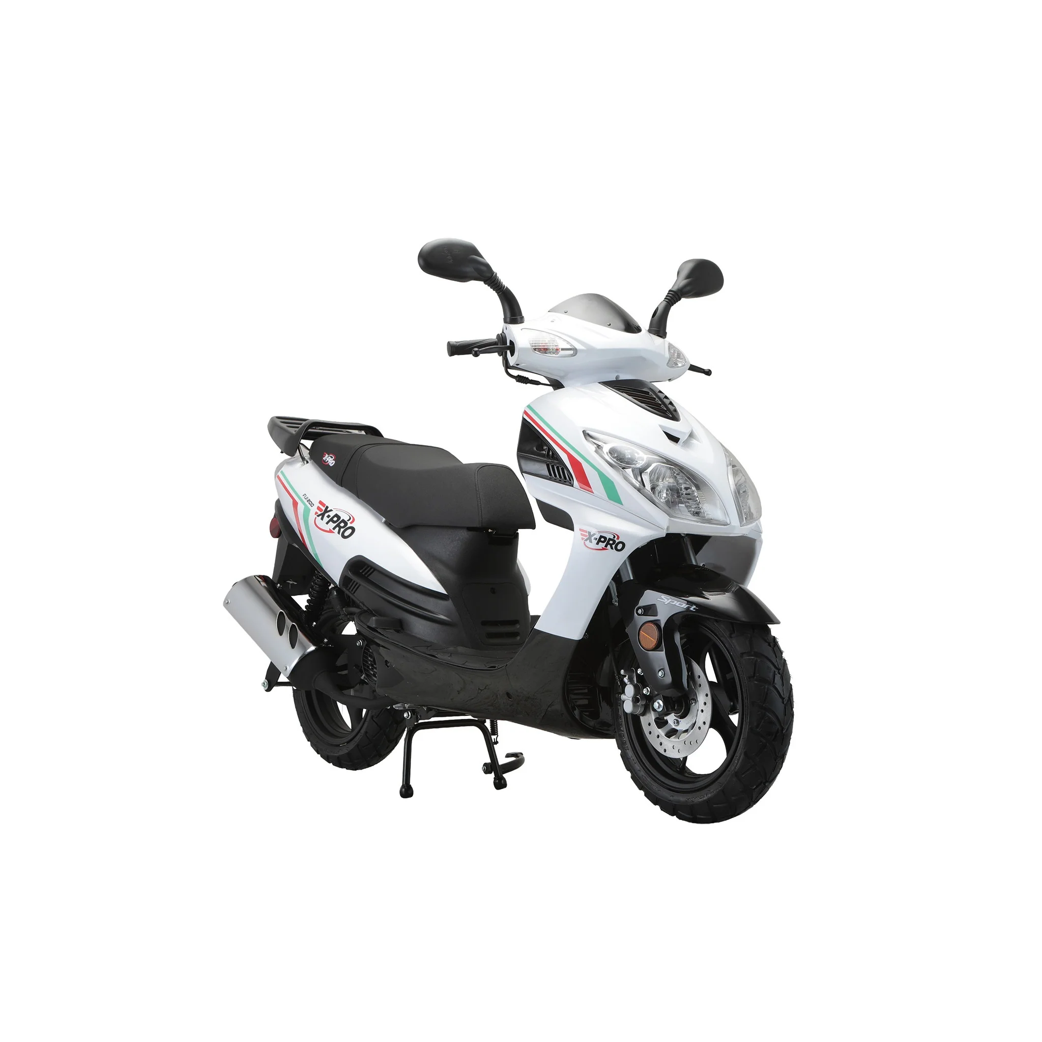 Free Shipping! X-PRO Fiji 200 Moped Scooter with 13" Aluminum Wheels! Electric/Kick Start! - Image 15