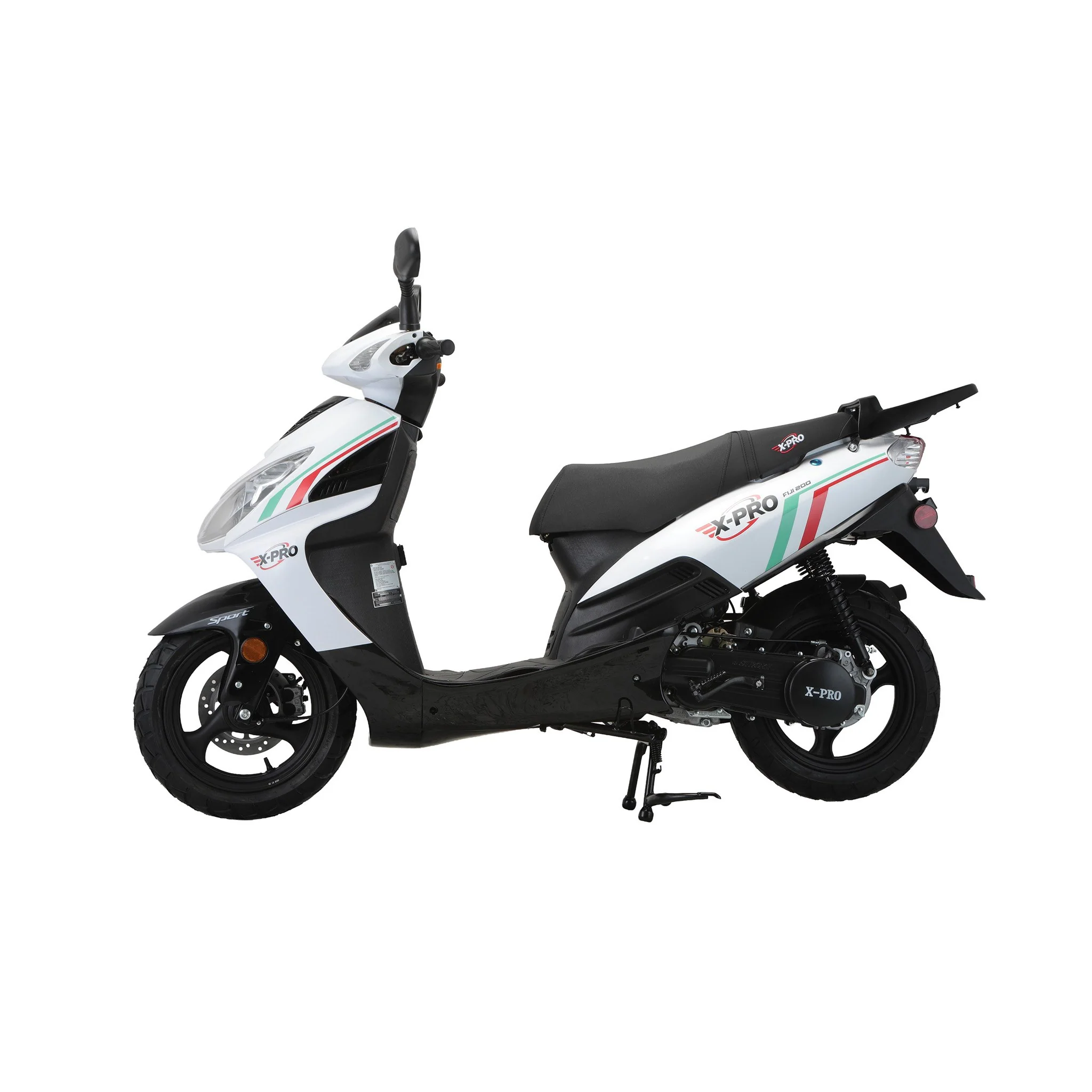Free Shipping! X-PRO Fiji 200 Moped Scooter with 13" Aluminum Wheels! Electric/Kick Start! - Image 20