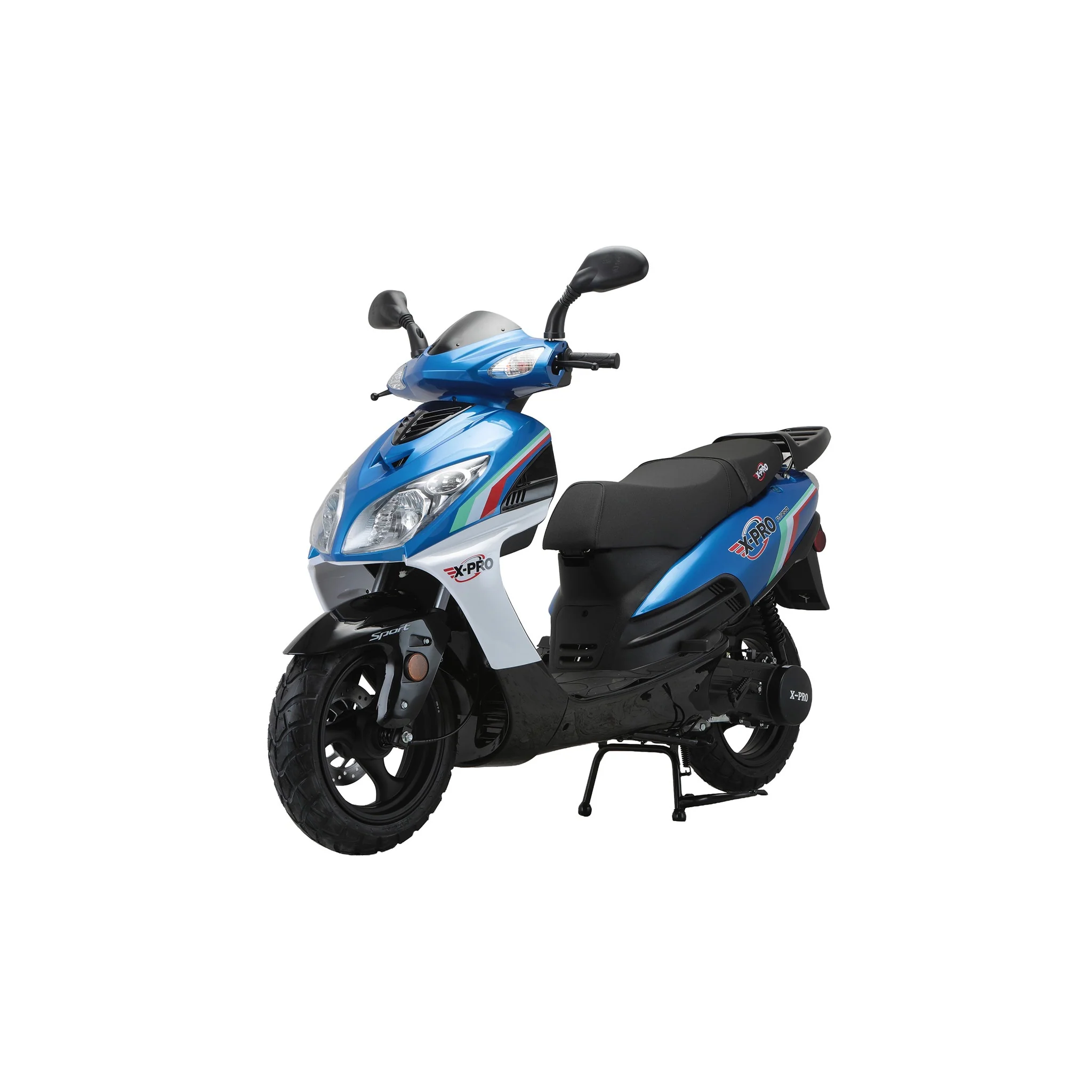 Free Shipping! X-PRO Fiji 200 Moped Scooter with 13" Aluminum Wheels! Electric/Kick Start! - Image 21