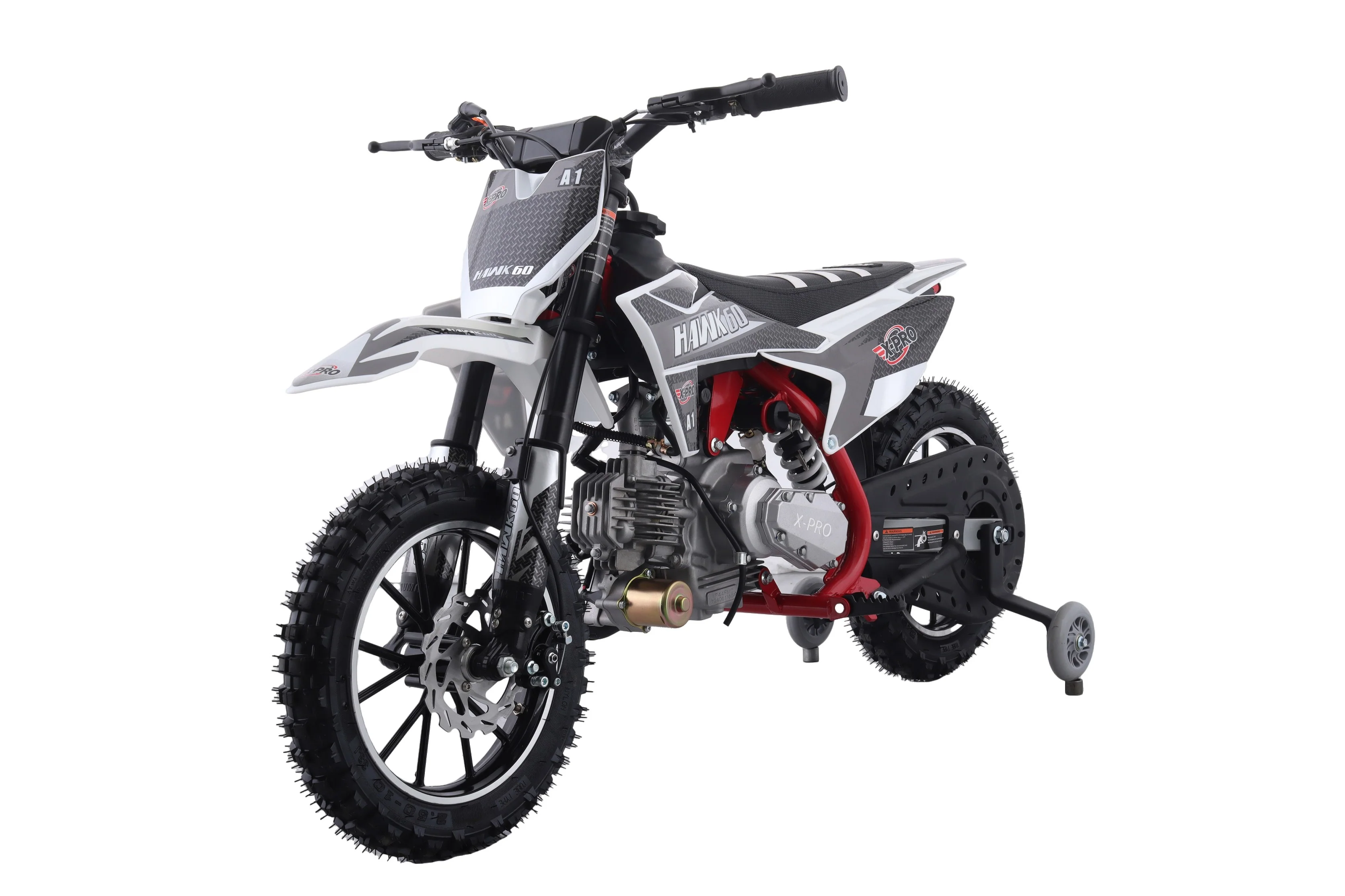 Free Shipping! X-PRO Hawk 60 Dirt Bike with CVT Transmission, Electric start, Disc Brake! 10in Wheels! With Free Training Wheels! - Image 14