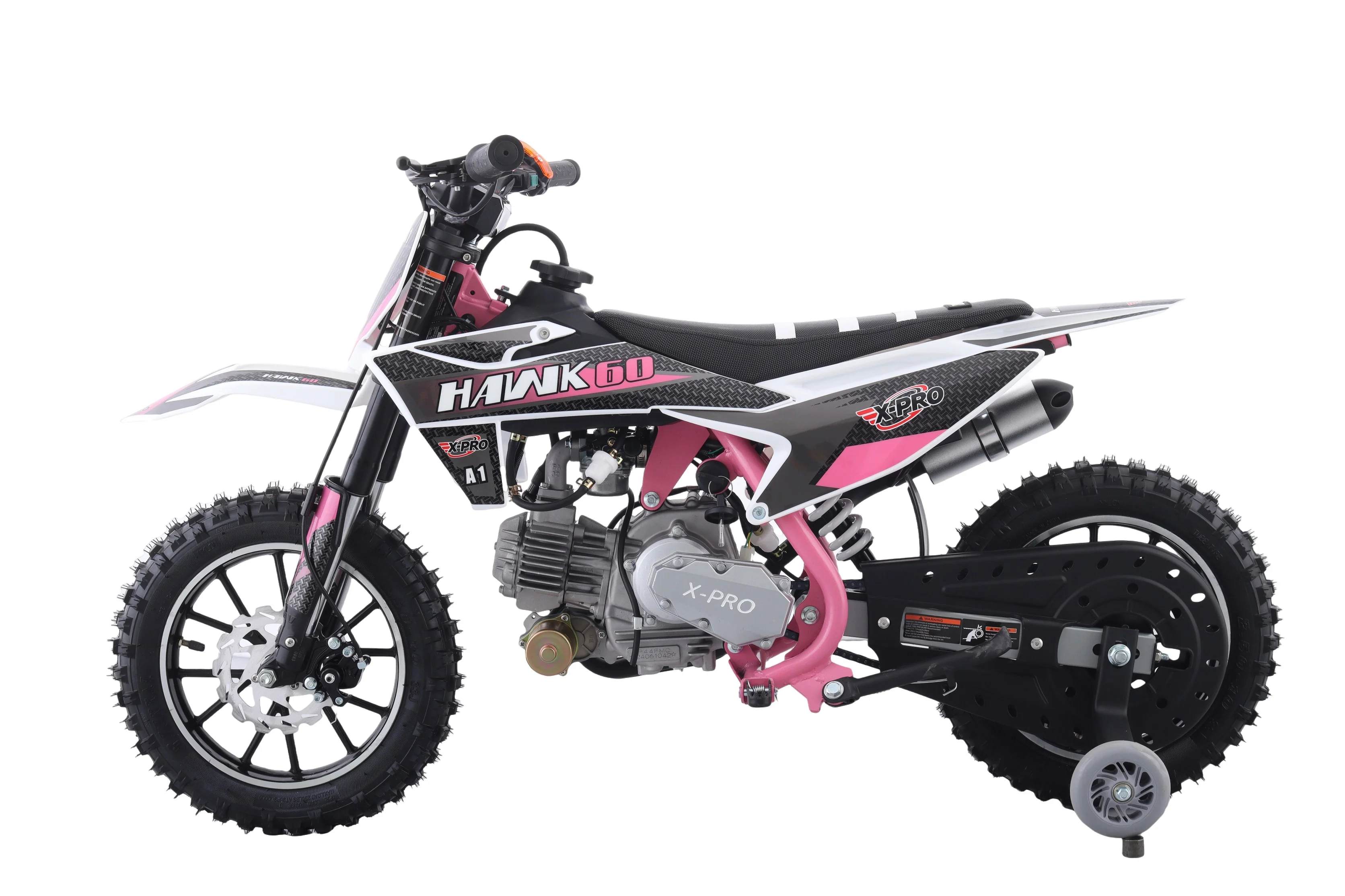 Free Shipping! X-PRO Hawk 60 Dirt Bike with CVT Transmission, Electric start, Disc Brake! 10in Wheels! With Free Training Wheels! - Image 24