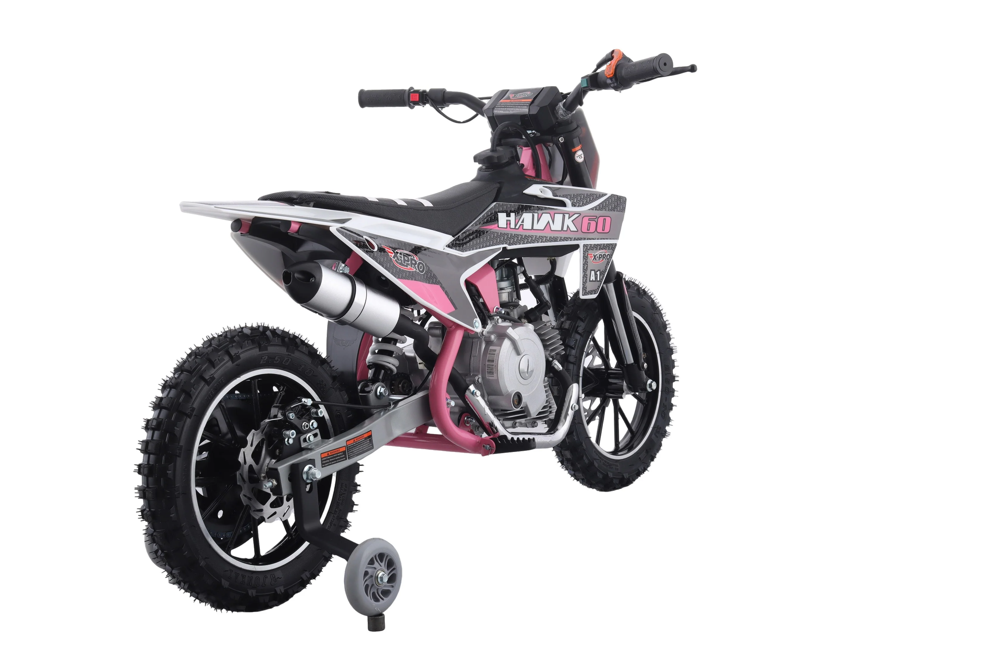 Free Shipping! X-PRO Hawk 60 Dirt Bike with CVT Transmission, Electric start, Disc Brake! 10in Wheels! With Free Training Wheels! - Image 25