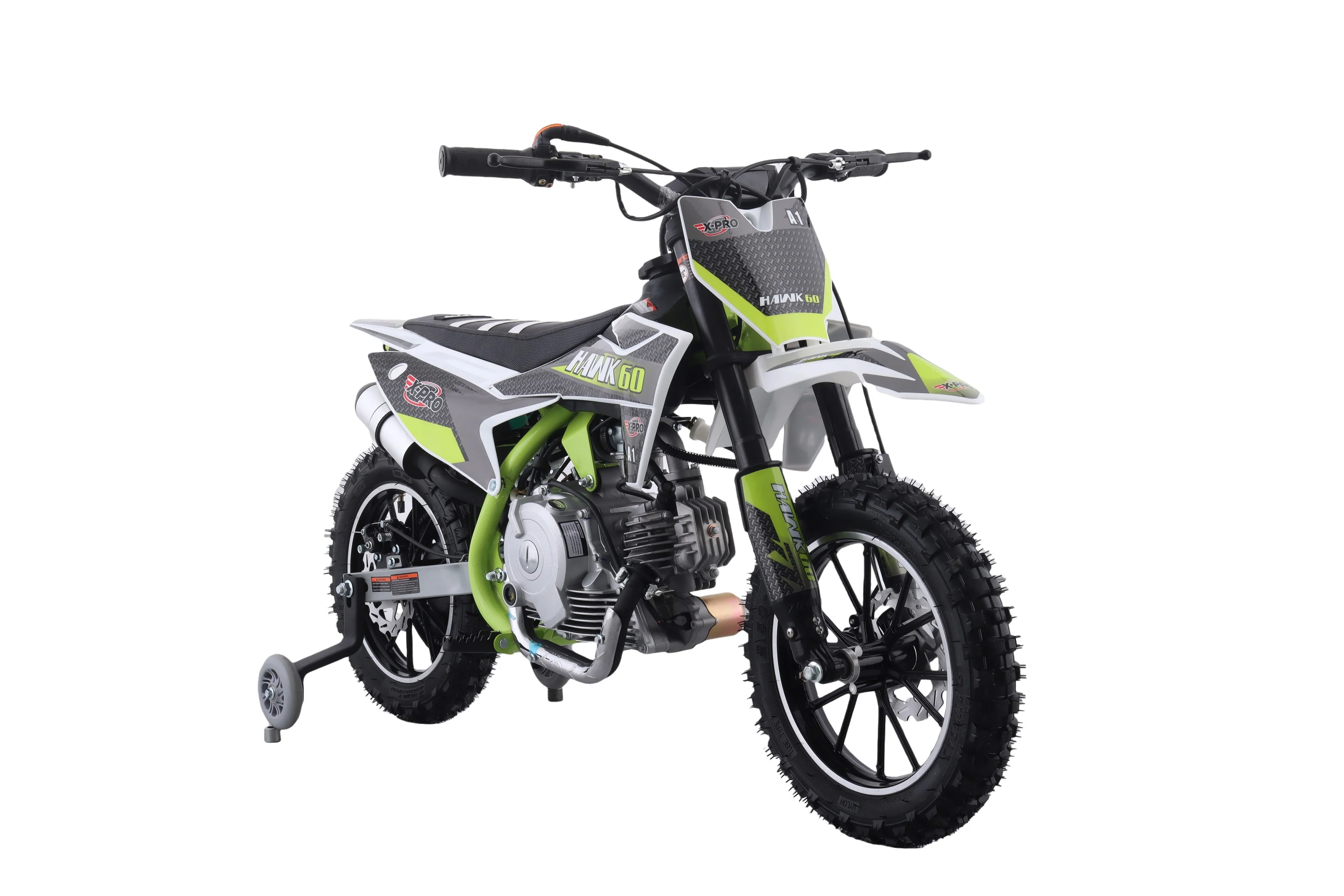 Free Shipping! X-PRO Hawk 60 Dirt Bike with CVT Transmission, Electric start, Disc Brake! 10in Wheels! With Free Training Wheels! - Image 3