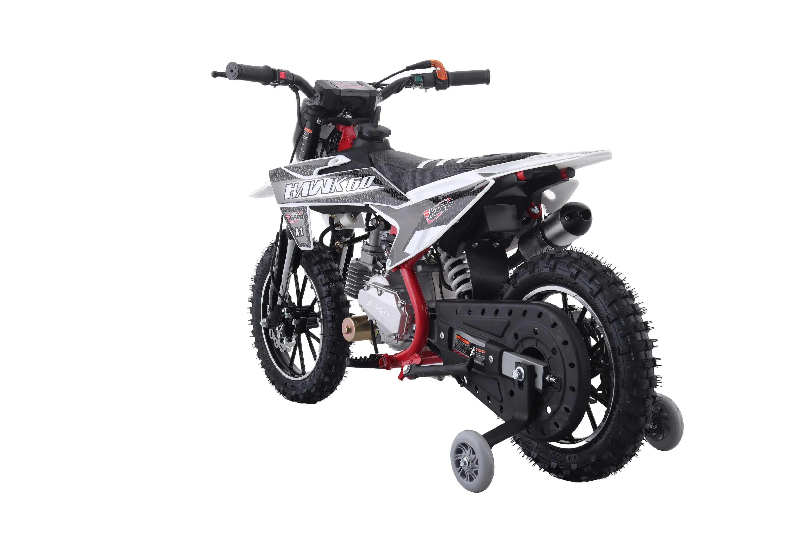 Free Shipping! X-PRO Hawk 60 Dirt Bike with CVT Transmission, Electric start, Disc Brake! 10in Wheels! With Free Training Wheels! - Image 34