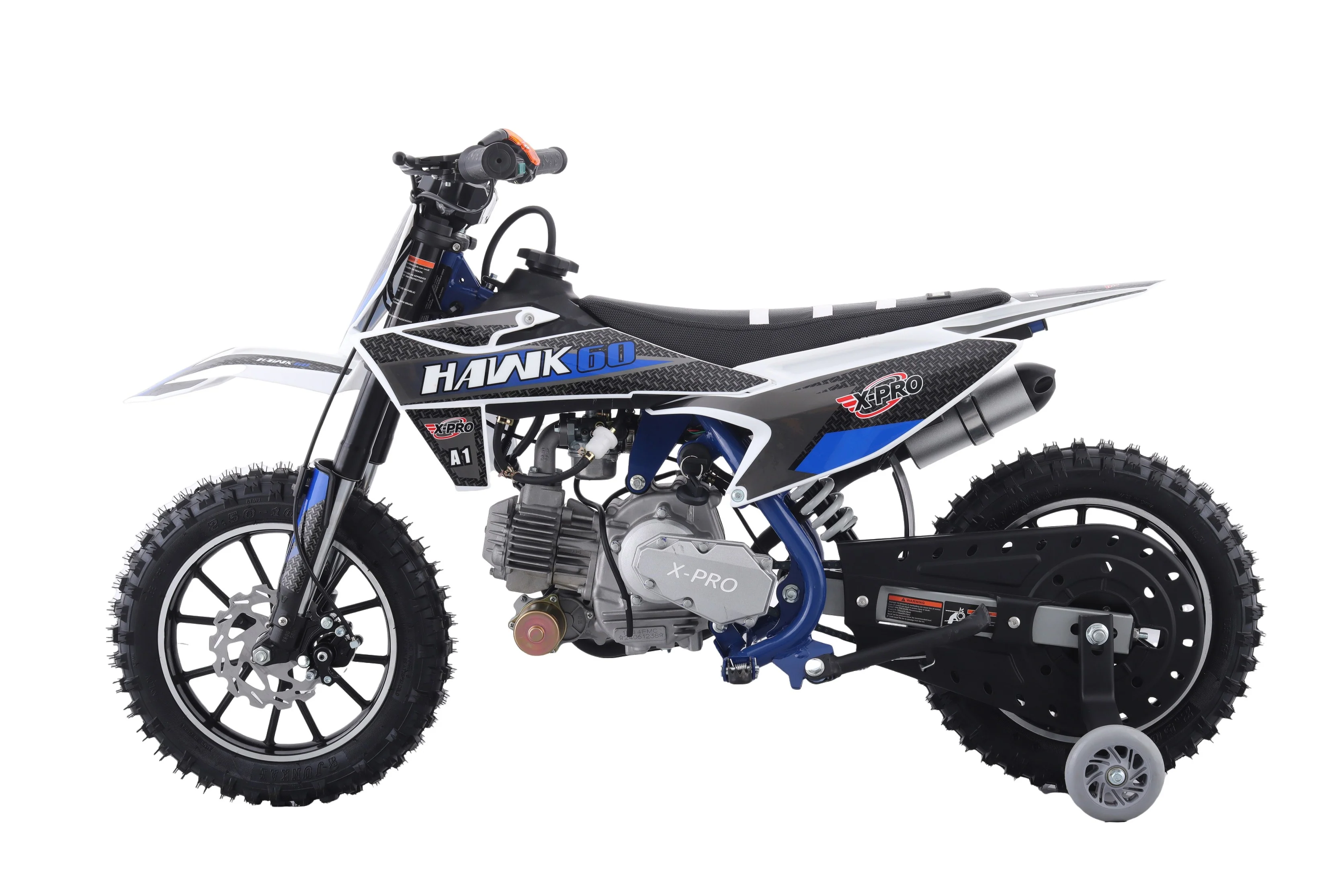 Free Shipping! X-PRO Hawk 60 Dirt Bike with CVT Transmission, Electric start, Disc Brake! 10in Wheels! With Free Training Wheels! - Image 40
