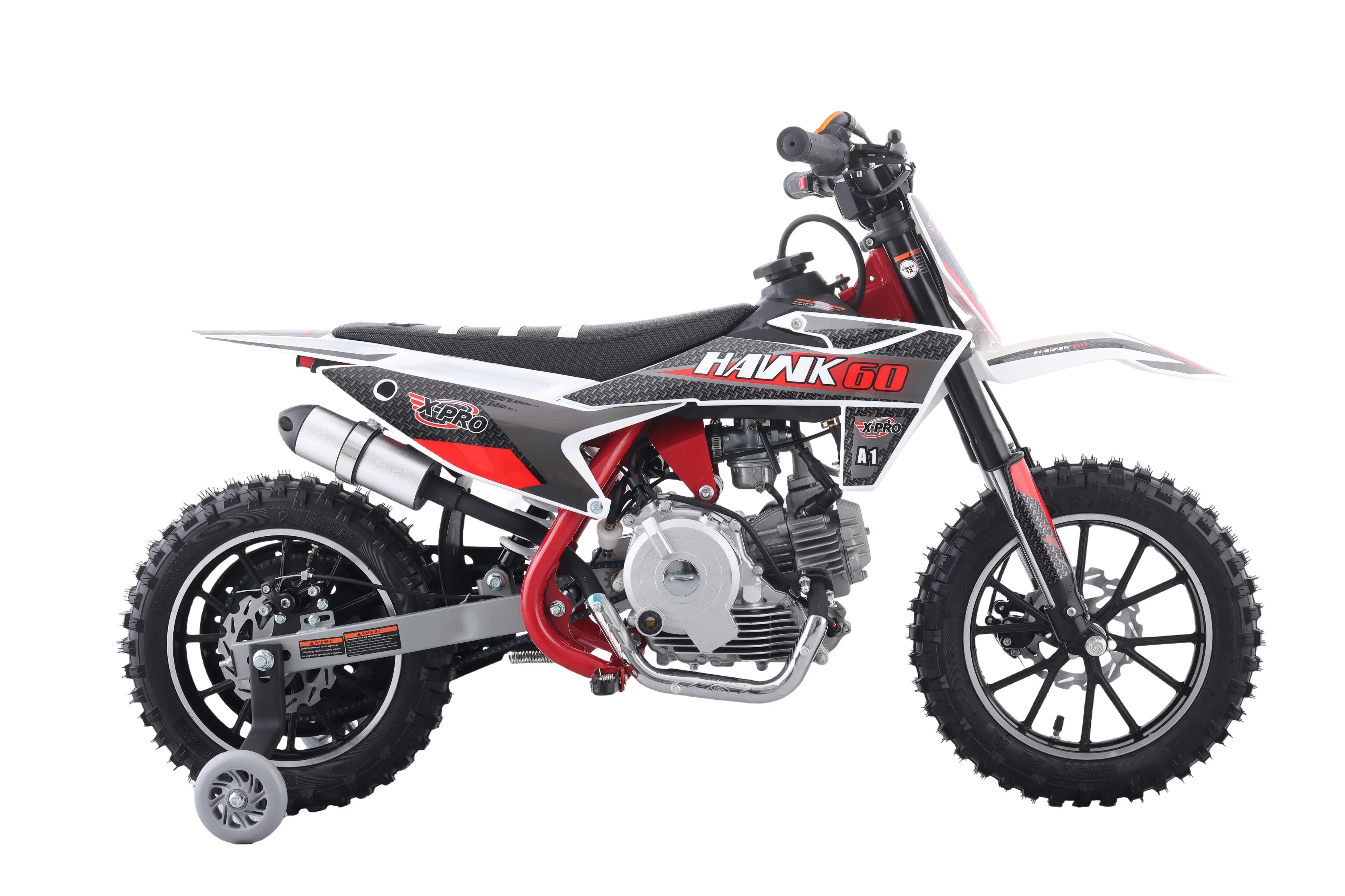 Free Shipping! X-PRO Hawk 60 Dirt Bike with CVT Transmission, Electric start, Disc Brake! 10in Wheels! With Free Training Wheels! - Image 44