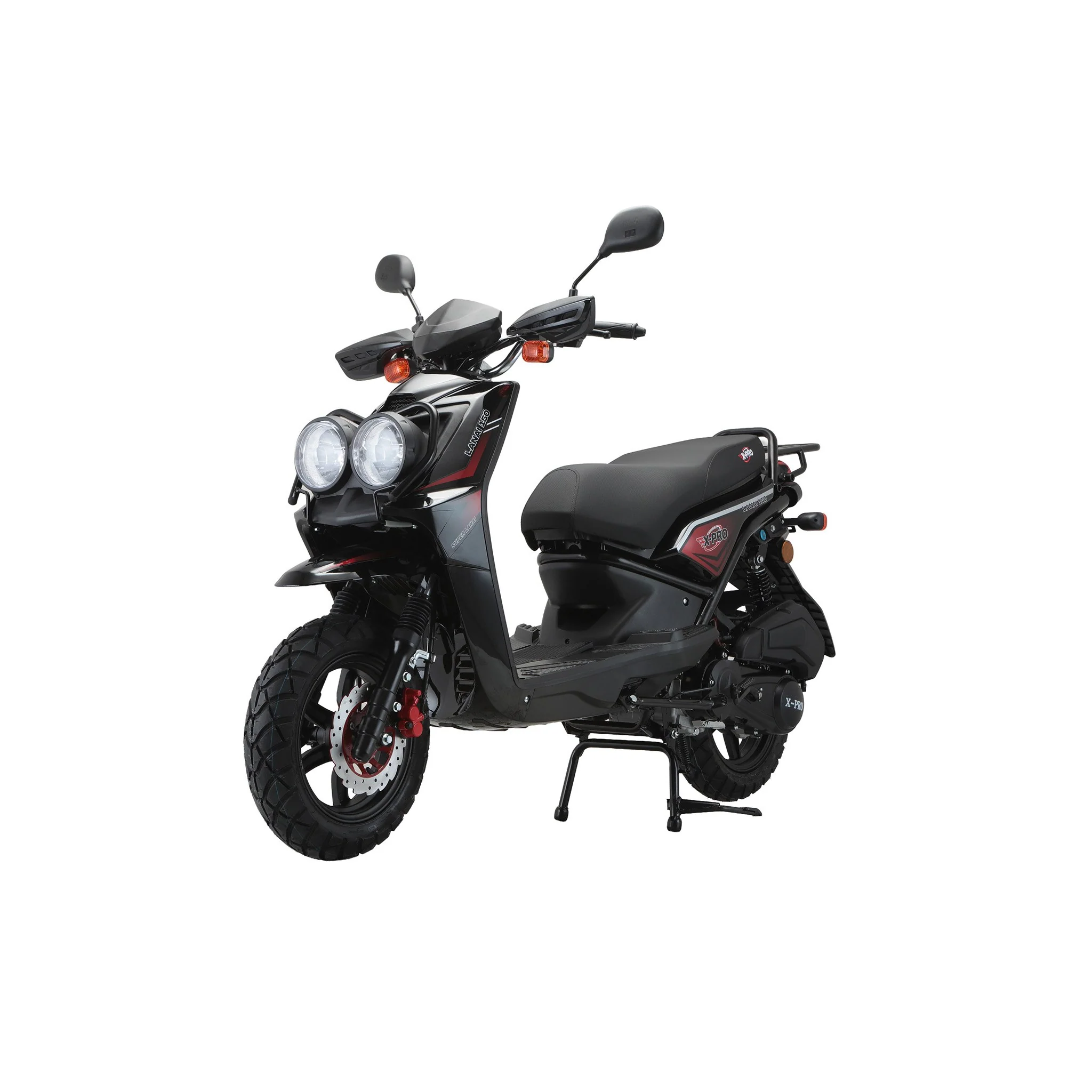 Free Shipping! X-PRO Lanai 150cc Moped Scooter with 12" Aluminum Wheels, Electric/Kick Start, Dual Headlights and Tail Lights! - Image 12