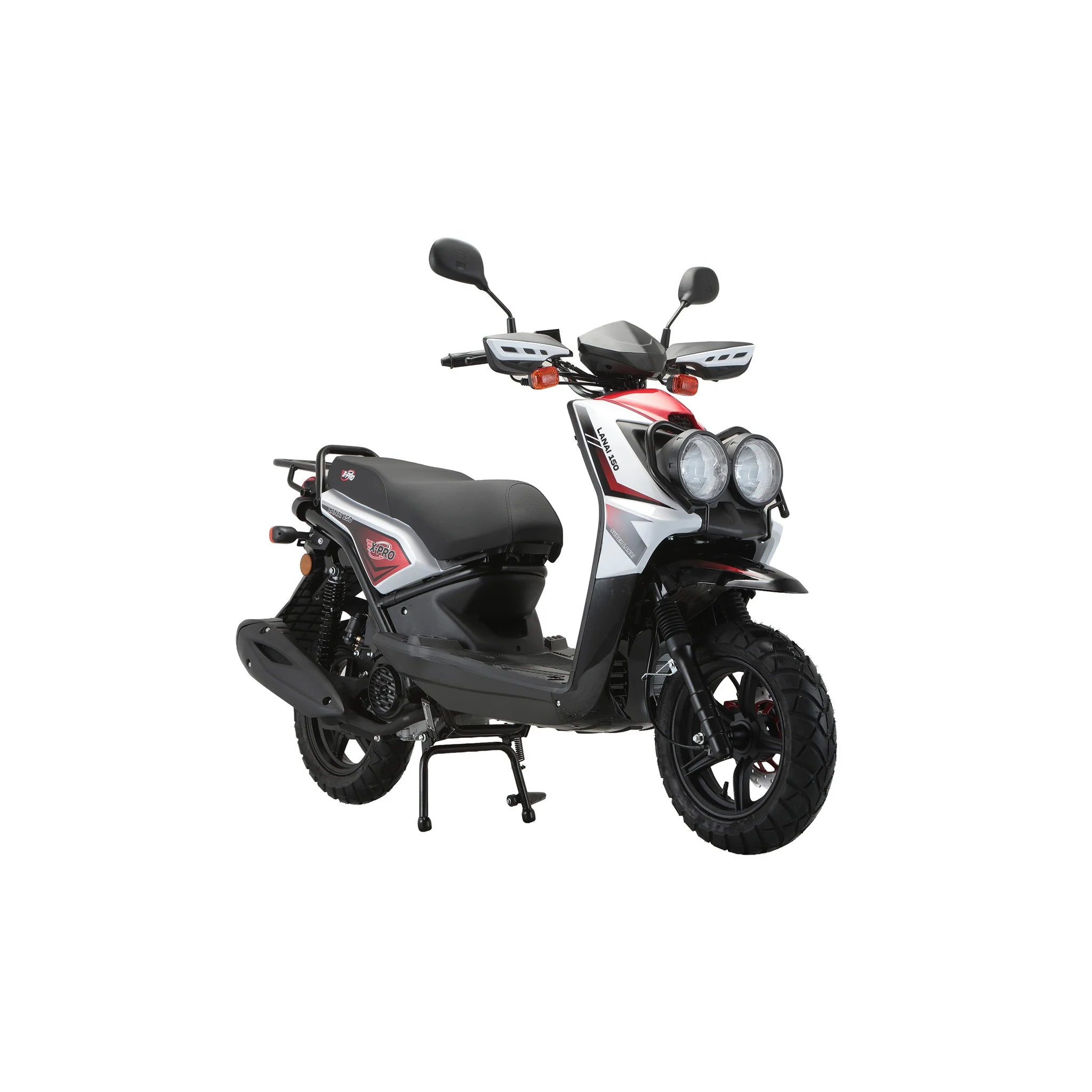Free Shipping! X-PRO Lanai 150cc Moped Scooter with 12" Aluminum Wheels, Electric/Kick Start, Dual Headlights and Tail Lights! - Image 15