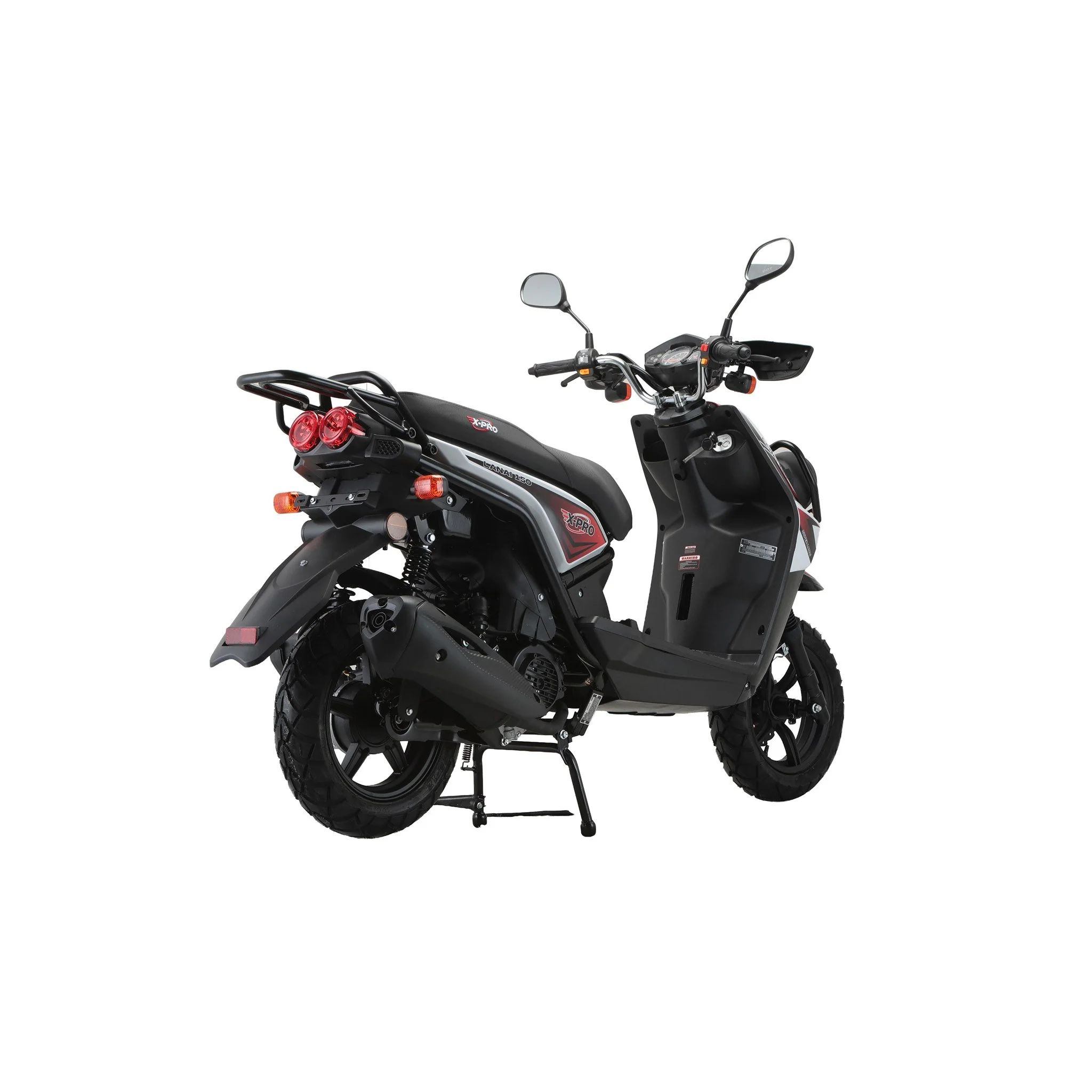 Free Shipping! X-PRO Lanai 150cc Moped Scooter with 12" Aluminum Wheels, Electric/Kick Start, Dual Headlights and Tail Lights! - Image 17