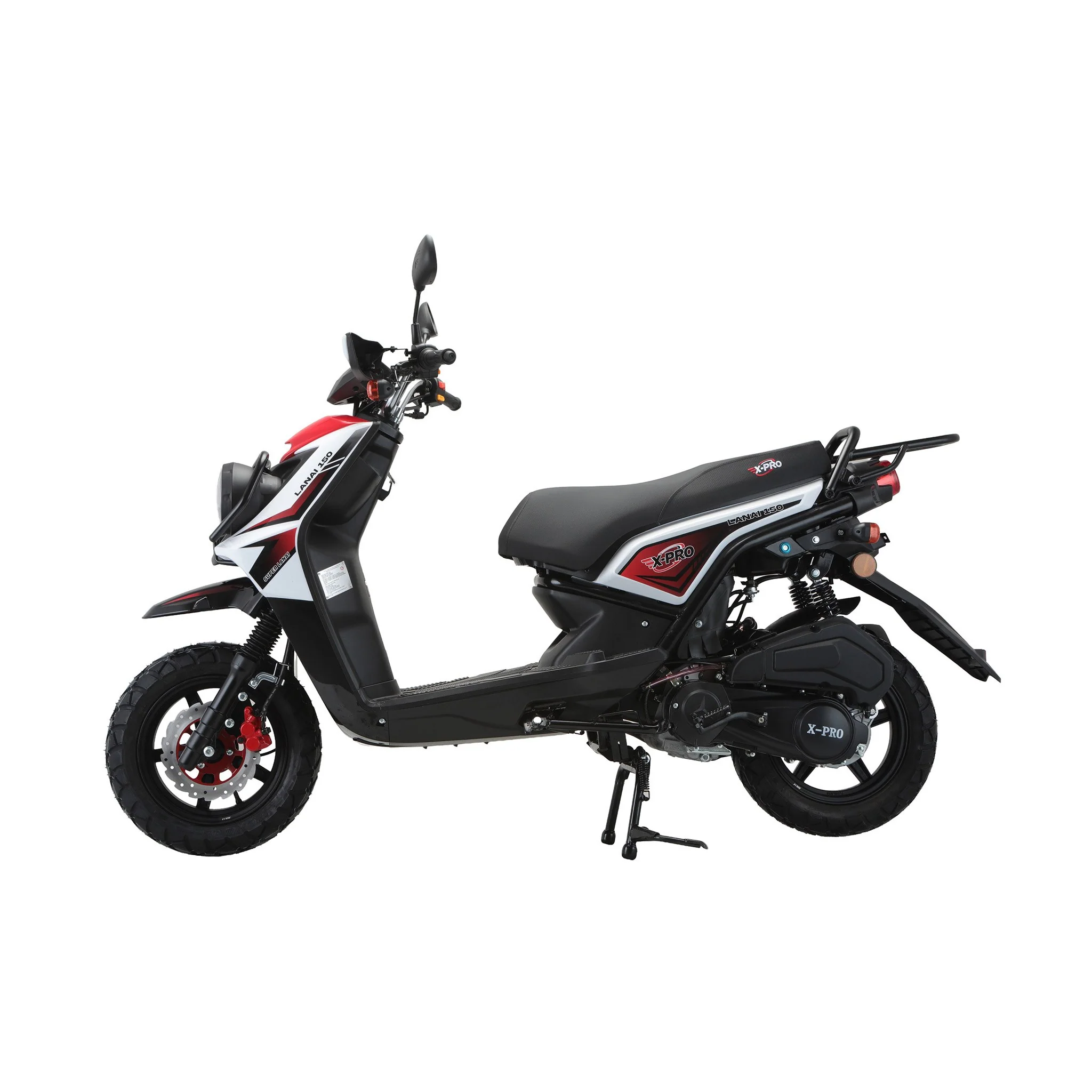Free Shipping! X-PRO Lanai 150cc Moped Scooter with 12" Aluminum Wheels, Electric/Kick Start, Dual Headlights and Tail Lights! - Image 20
