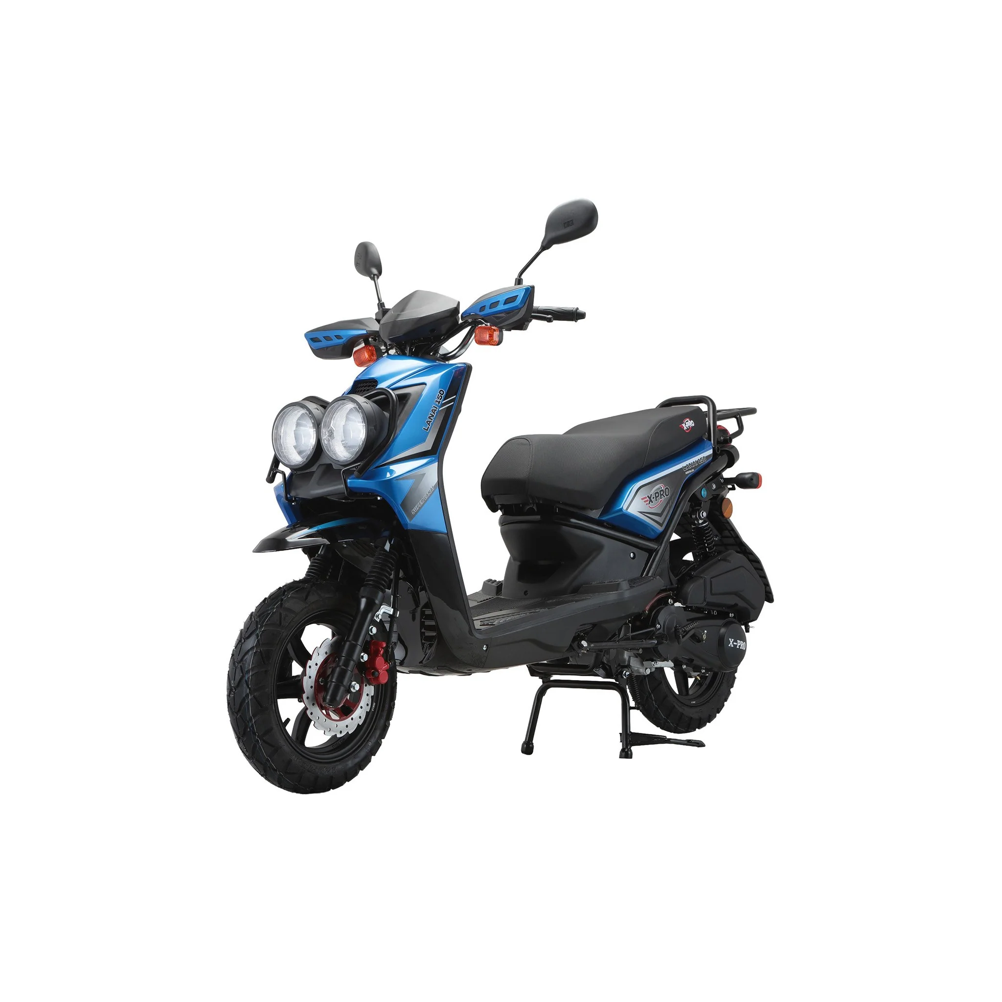 Free Shipping! X-PRO Lanai 150cc Moped Scooter with 12" Aluminum Wheels, Electric/Kick Start, Dual Headlights and Tail Lights! - Image 22