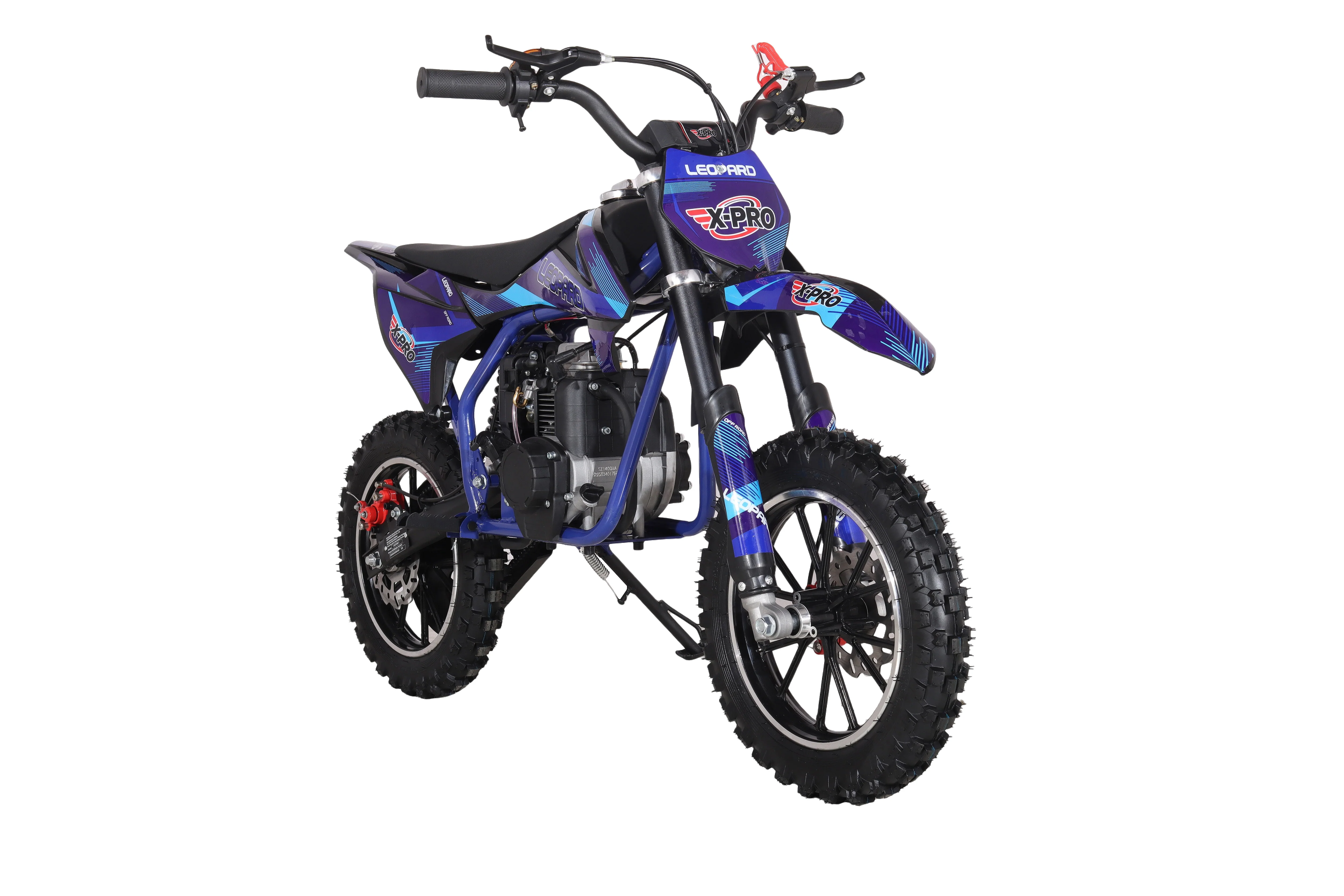 X-PRO Leopard Mini Dirt Bike, Gas Power 4 Stroke Dirt Bike! 40CC Pit Bike, Pull Start, 10" Wheels! - Image 10