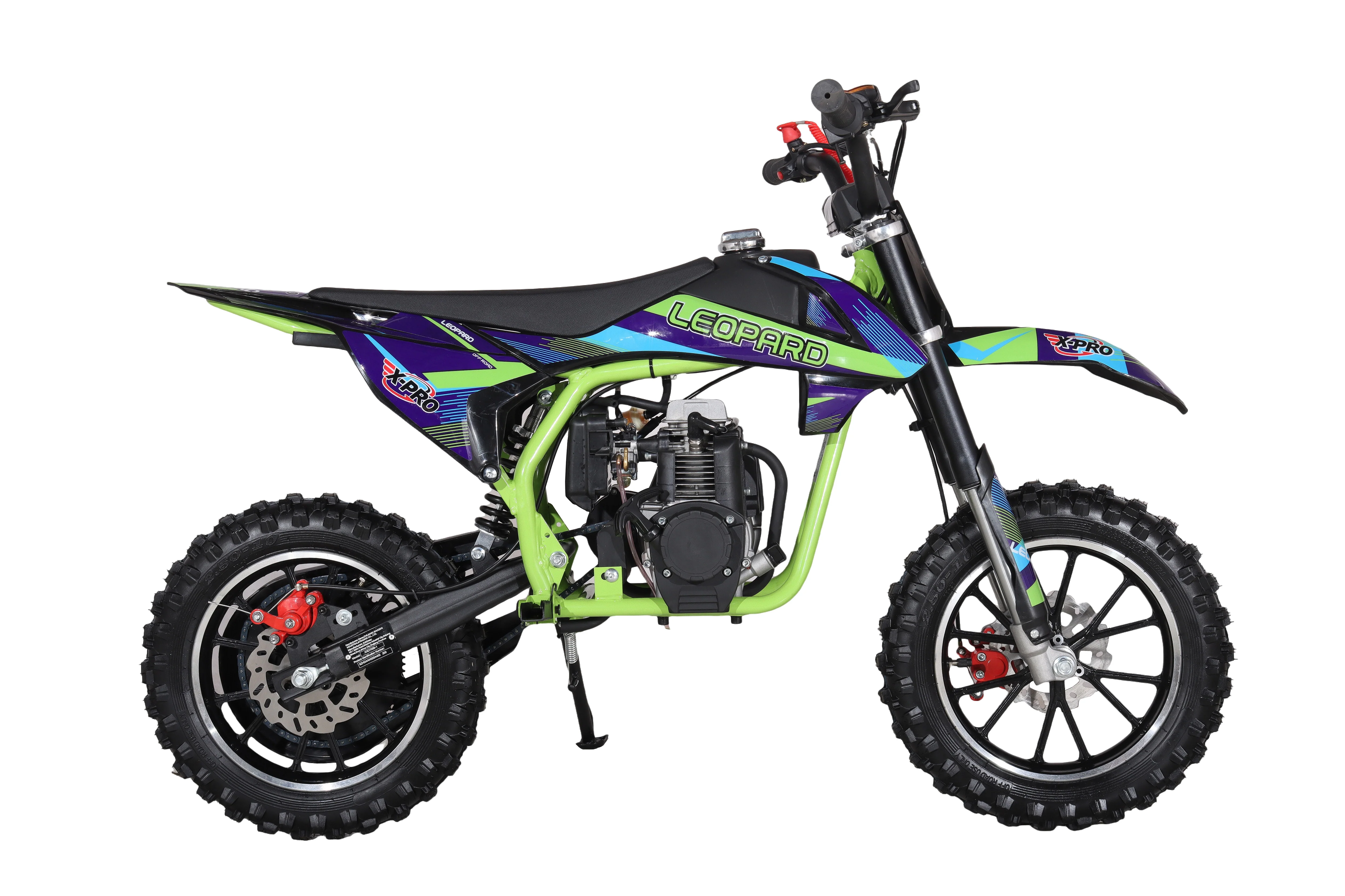 X-PRO Leopard Mini Dirt Bike, Gas Power 4 Stroke Dirt Bike! 40CC Pit Bike, Pull Start, 10" Wheels! - Image 19