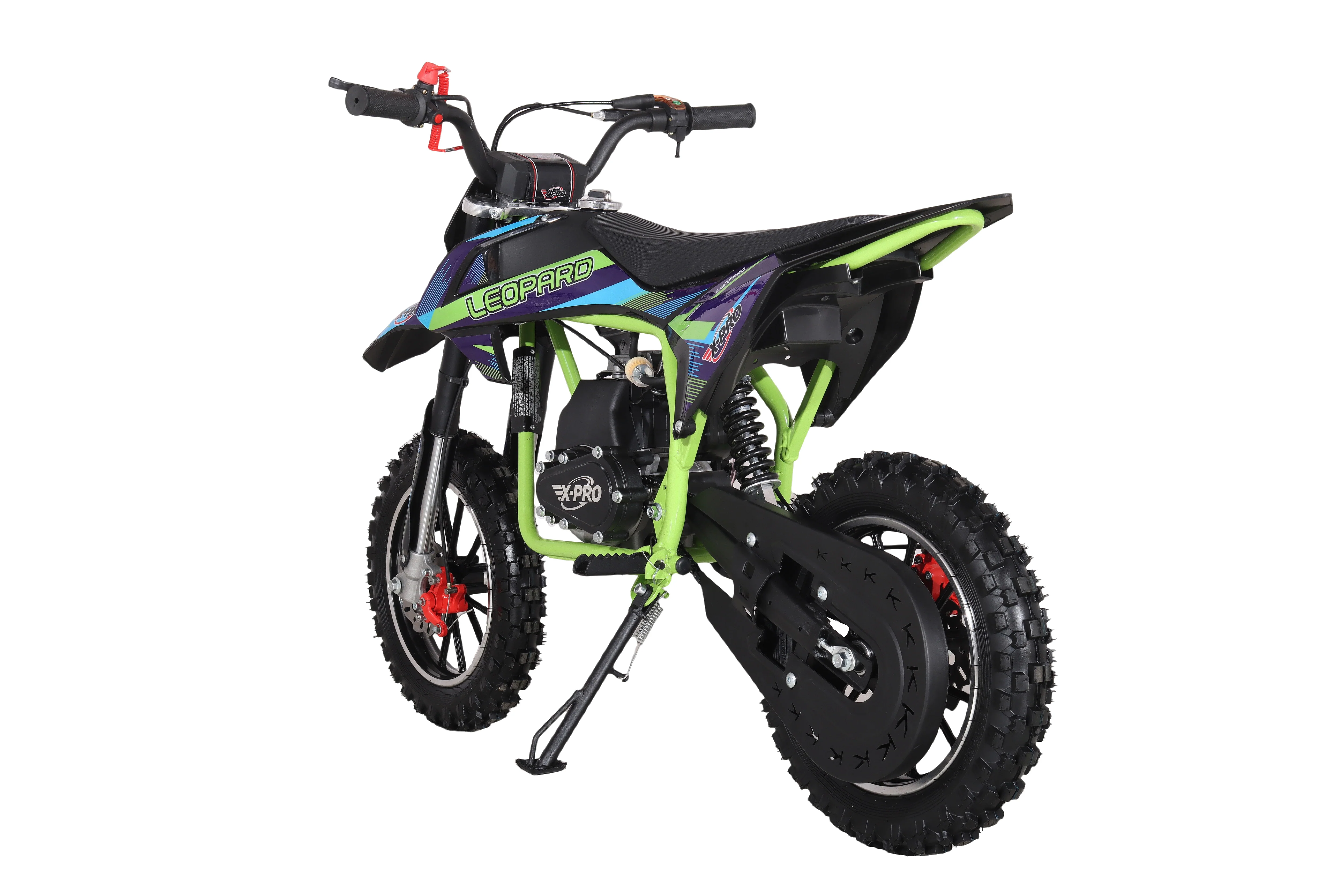 X-PRO Leopard Mini Dirt Bike, Gas Power 4 Stroke Dirt Bike! 40CC Pit Bike, Pull Start, 10" Wheels! - Image 22