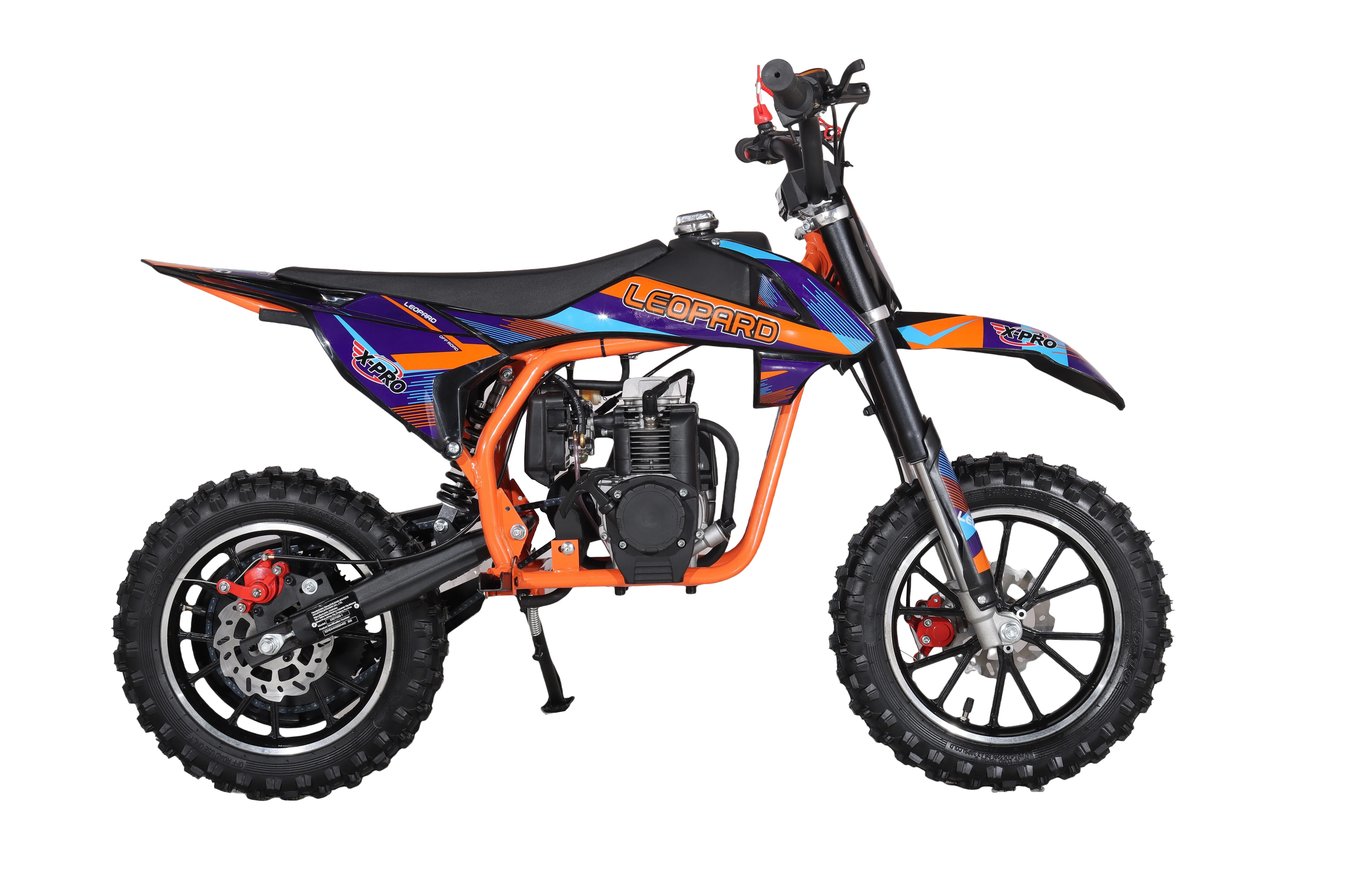 X-PRO Leopard Mini Dirt Bike, Gas Power 4 Stroke Dirt Bike! 40CC Pit Bike, Pull Start, 10" Wheels! - Image 27