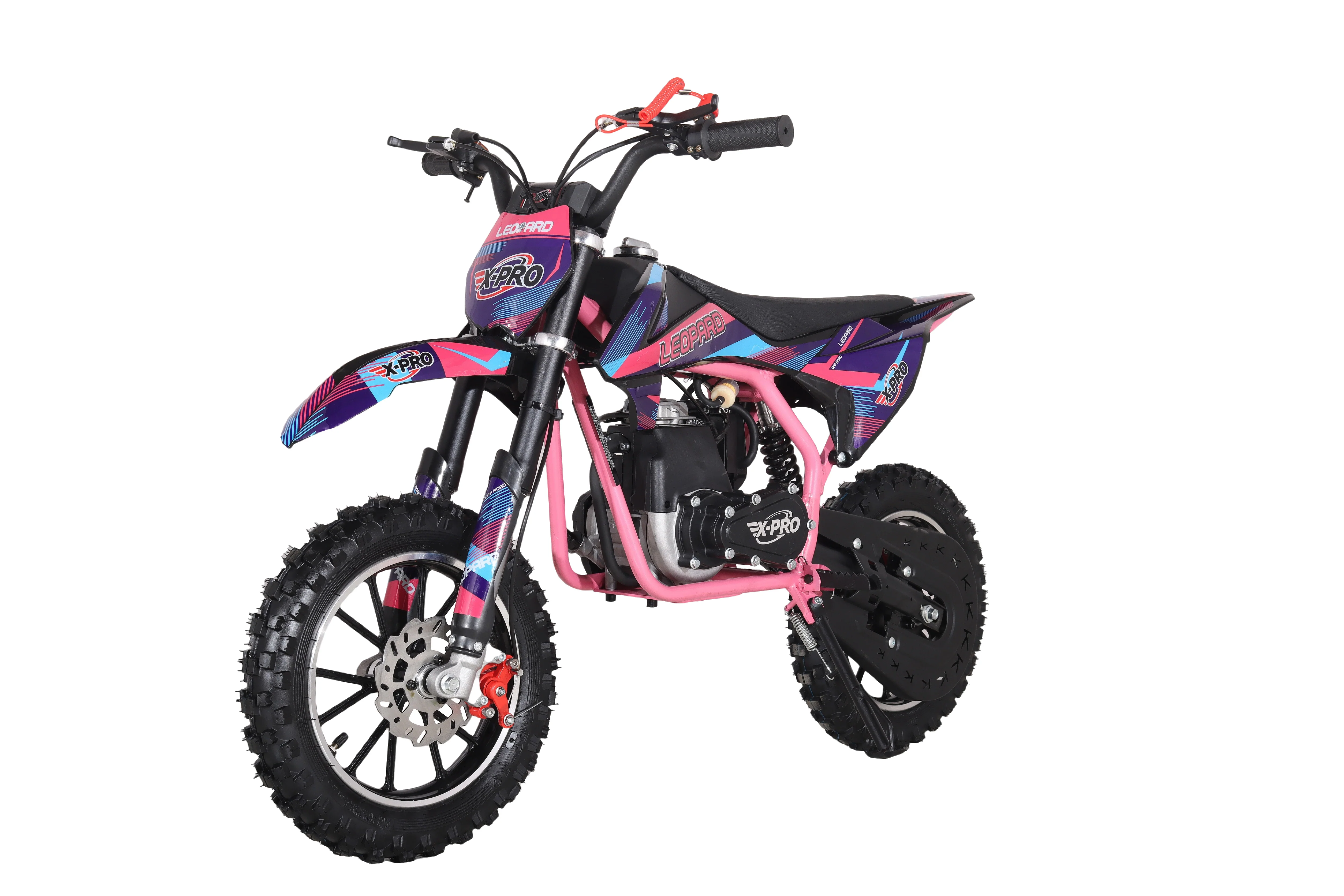 X-PRO Leopard Mini Dirt Bike, Gas Power 4 Stroke Dirt Bike! 40CC Pit Bike, Pull Start, 10" Wheels! - Image 31