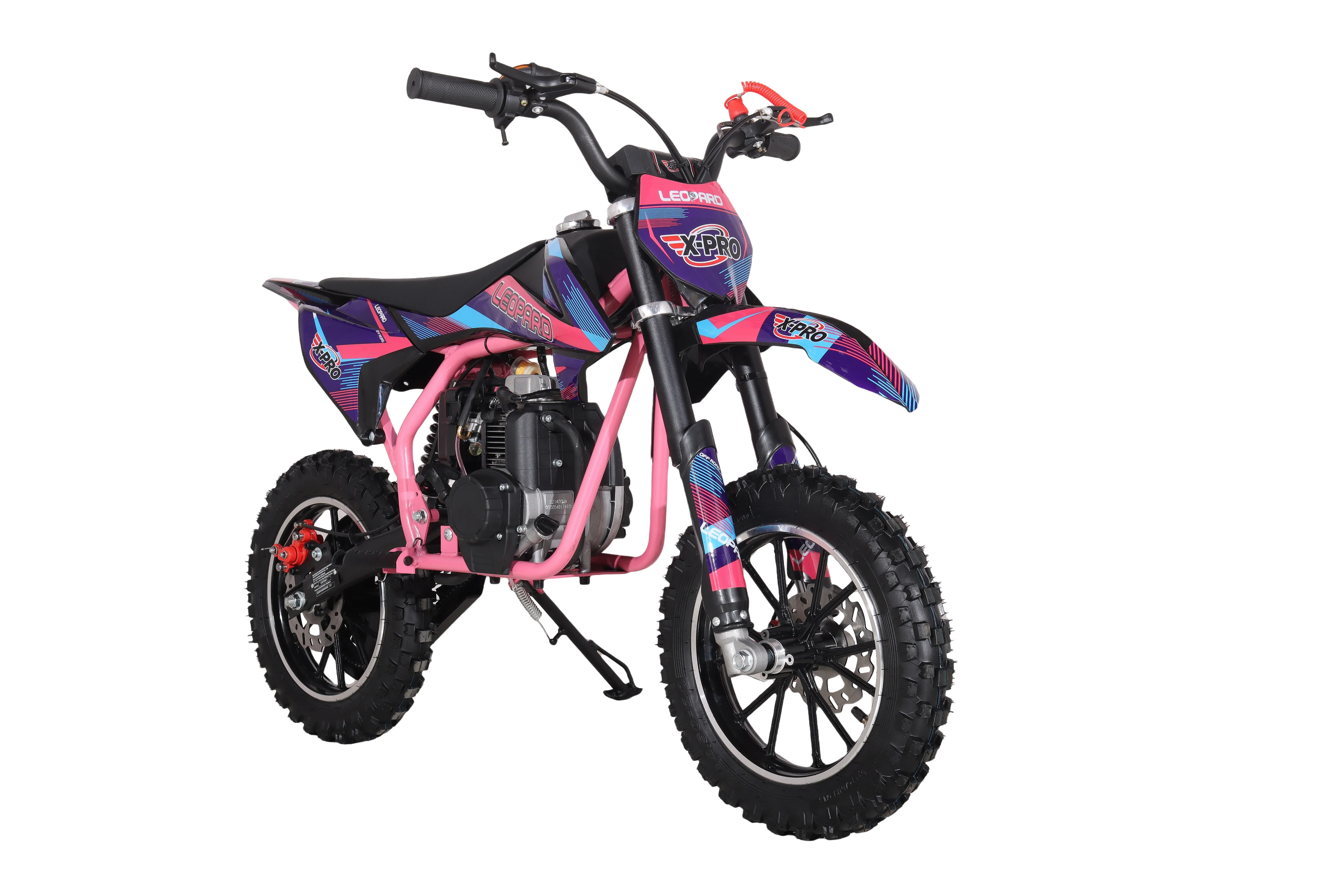 X-PRO Leopard Mini Dirt Bike, Gas Power 4 Stroke Dirt Bike! 40CC Pit Bike, Pull Start, 10" Wheels! - Image 33