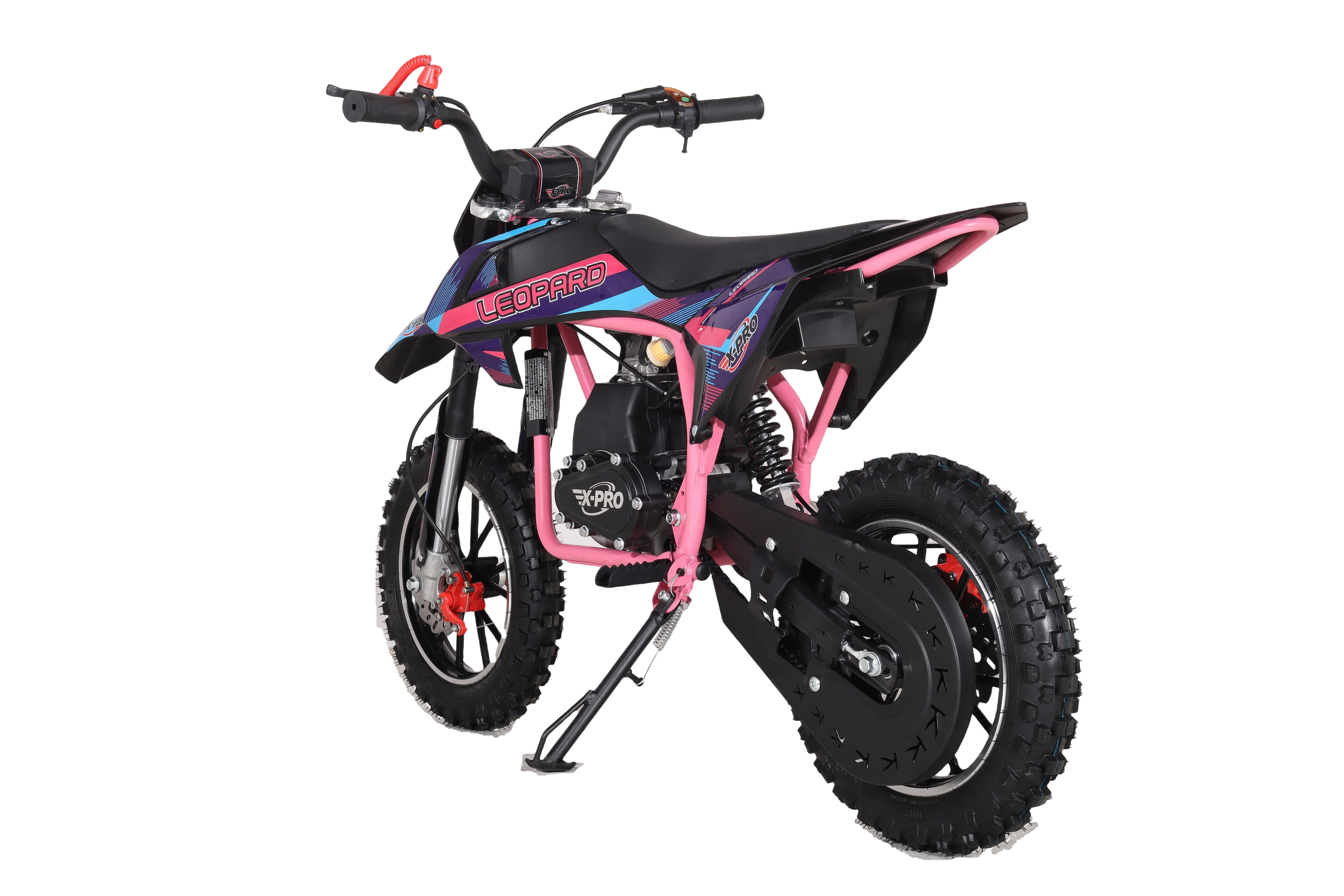 X-PRO Leopard Mini Dirt Bike, Gas Power 4 Stroke Dirt Bike! 40CC Pit Bike, Pull Start, 10" Wheels! - Image 36