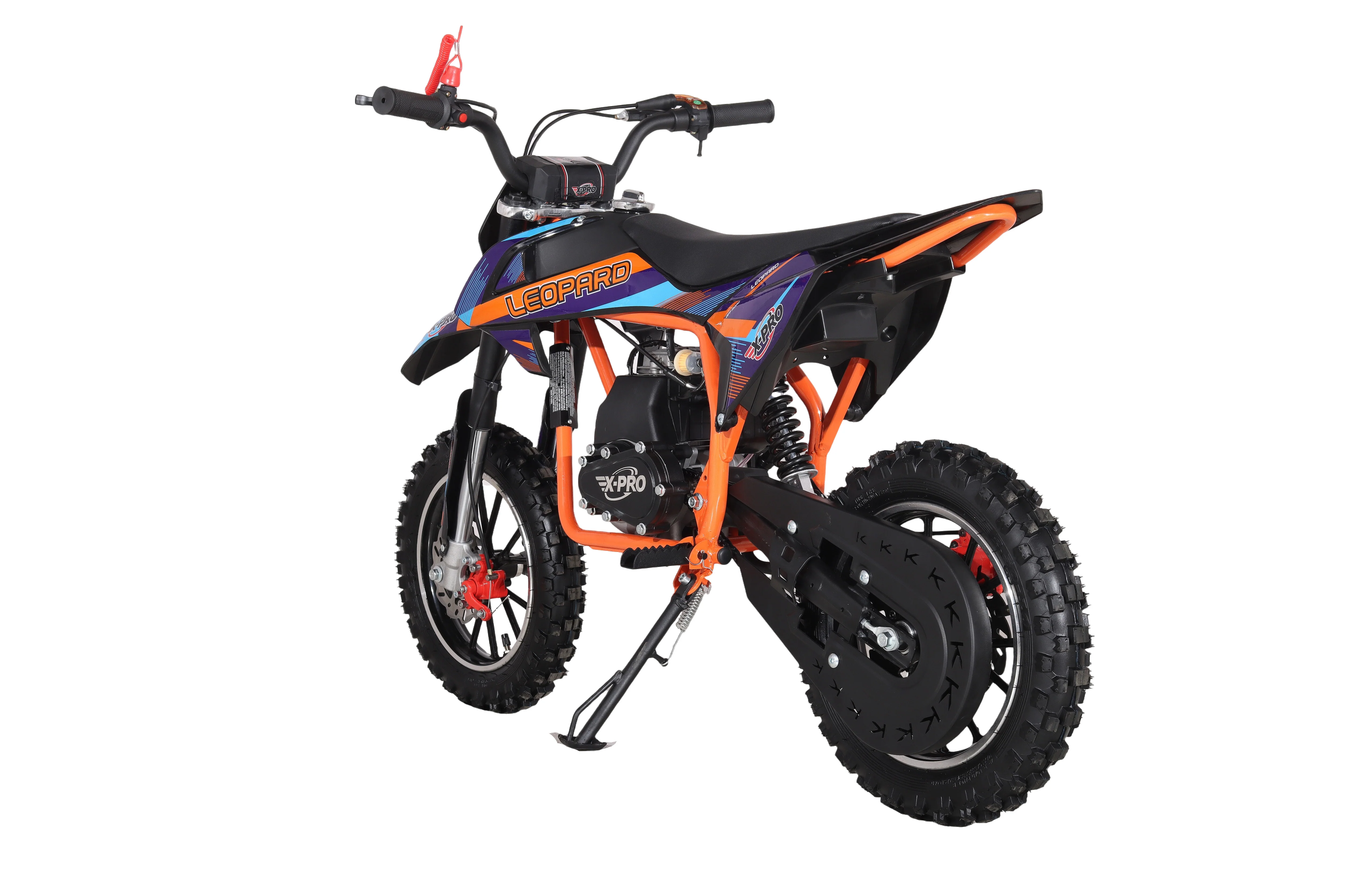 X-PRO Leopard Mini Dirt Bike, Gas Power 4 Stroke Dirt Bike! 40CC Pit Bike, Pull Start, 10" Wheels! - Image 38