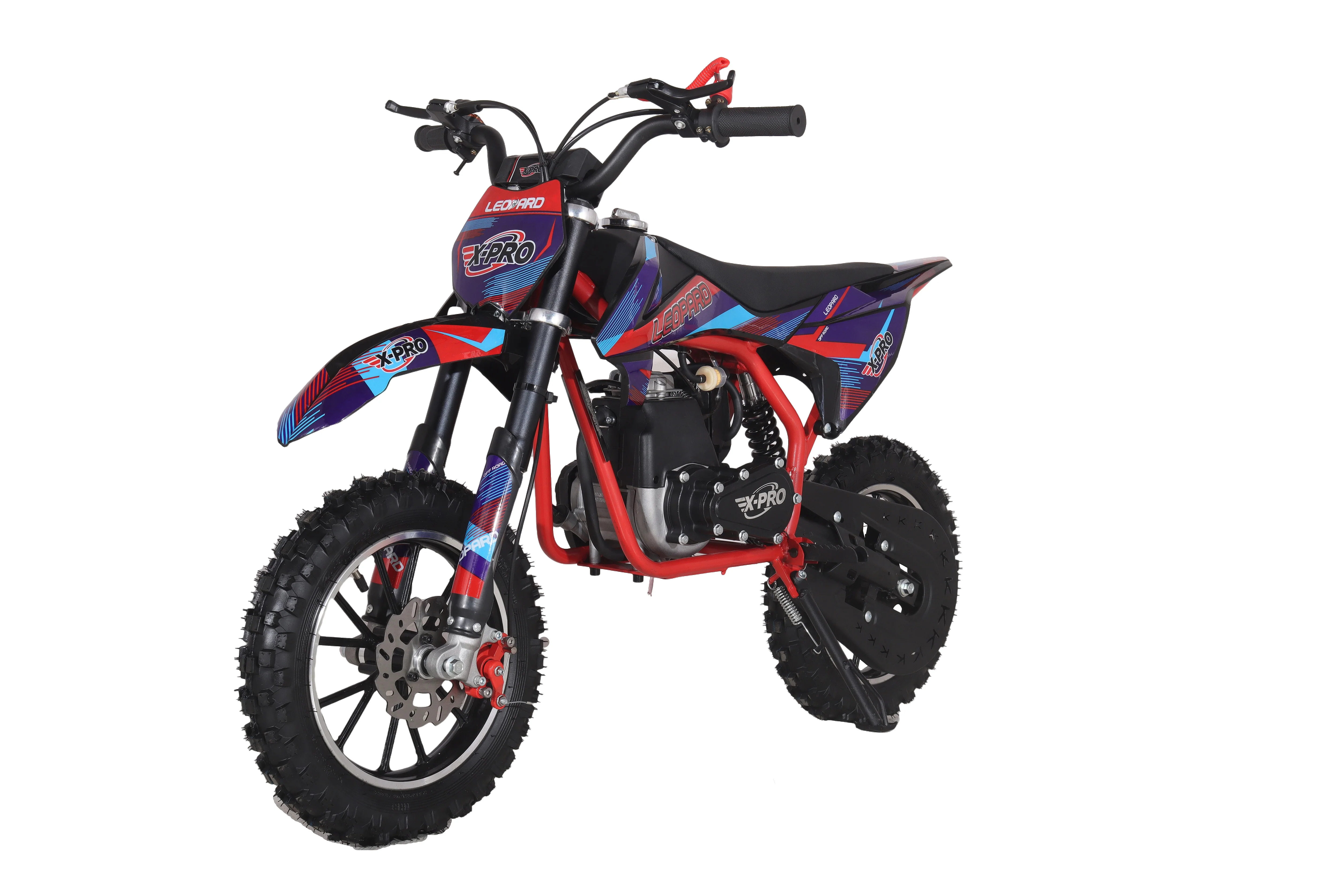 X-PRO Leopard Mini Dirt Bike, Gas Power 4 Stroke Dirt Bike! 40CC Pit Bike, Pull Start, 10" Wheels! - Image 39