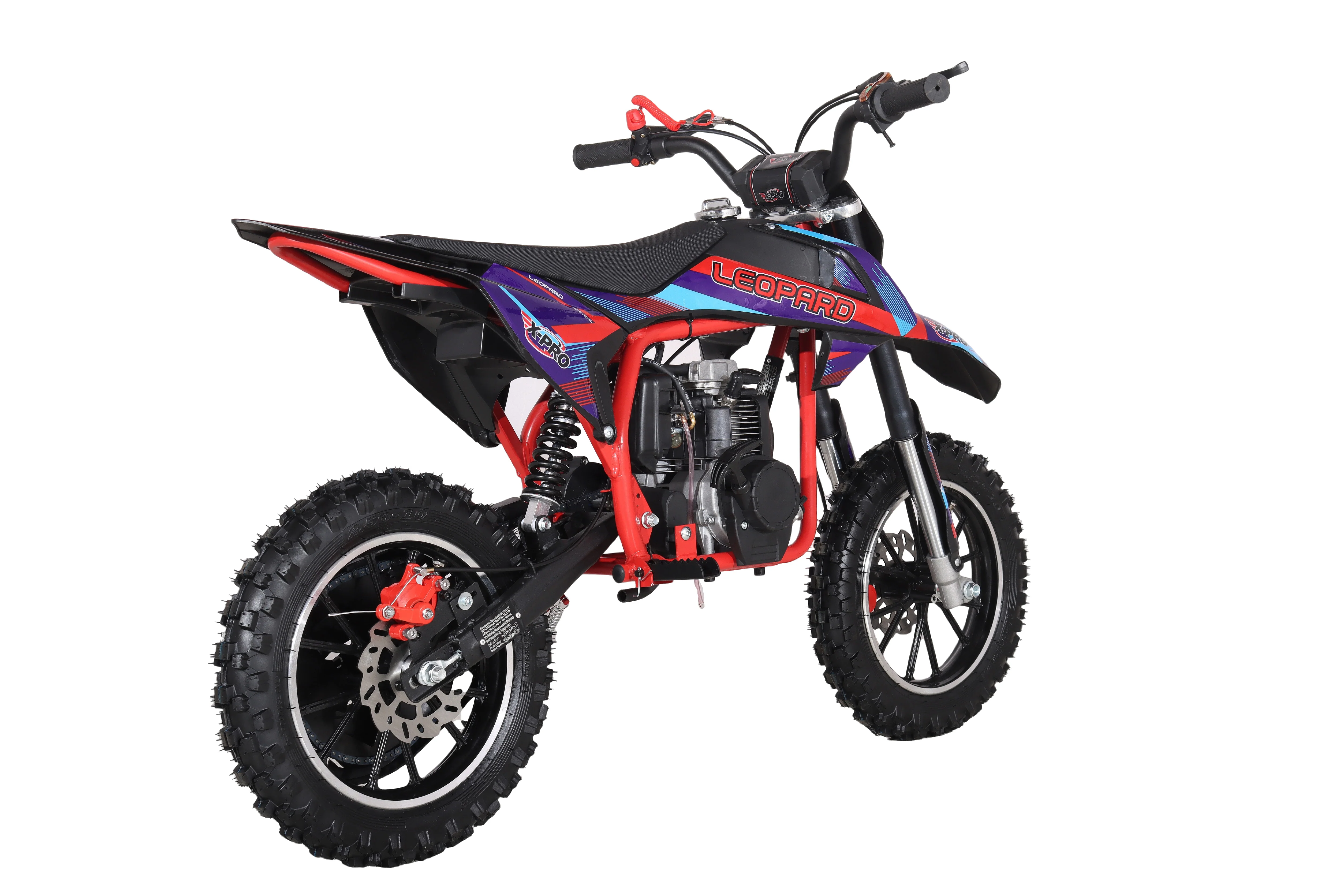 X-PRO Leopard Mini Dirt Bike, Gas Power 4 Stroke Dirt Bike! 40CC Pit Bike, Pull Start, 10" Wheels! - Image 43