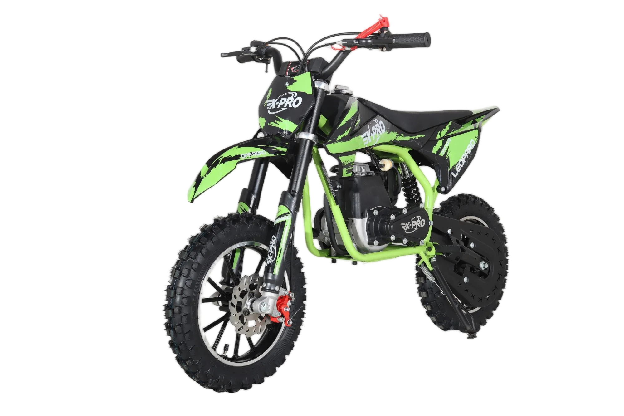 Free Shipping! X-PRO Leopard Mini Dirt Bike, Gas Power 4 Stroke Dirt Bike! 40CC Pit Bike, Pull Start, 10in Wheels! - Image 12