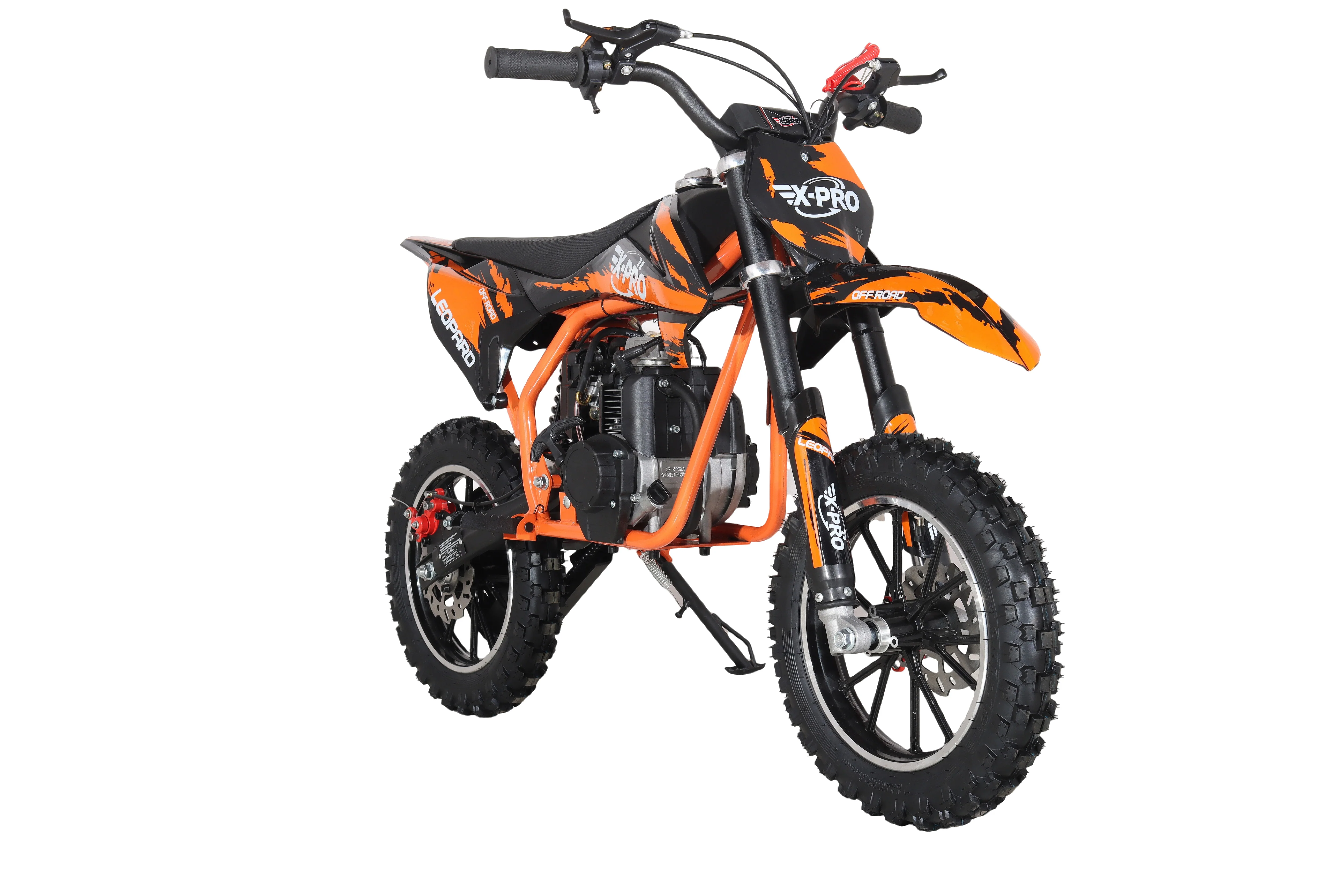 Free Shipping! X-PRO Leopard Mini Dirt Bike, Gas Power 4 Stroke Dirt Bike! 40CC Pit Bike, Pull Start, 10in Wheels! - Image 22