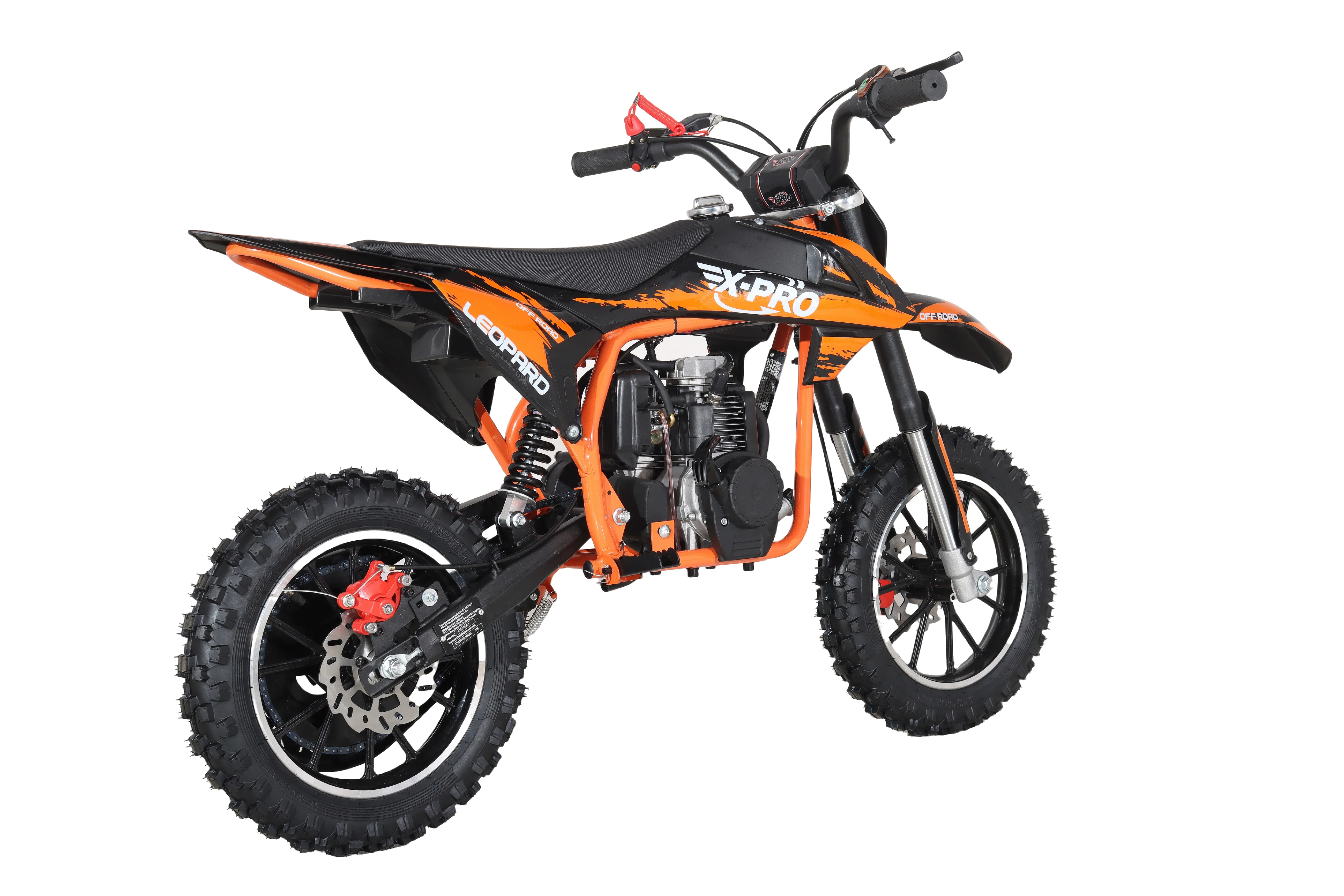 Free Shipping! X-PRO Leopard Mini Dirt Bike, Gas Power 4 Stroke Dirt Bike! 40CC Pit Bike, Pull Start, 10in Wheels! - Image 25