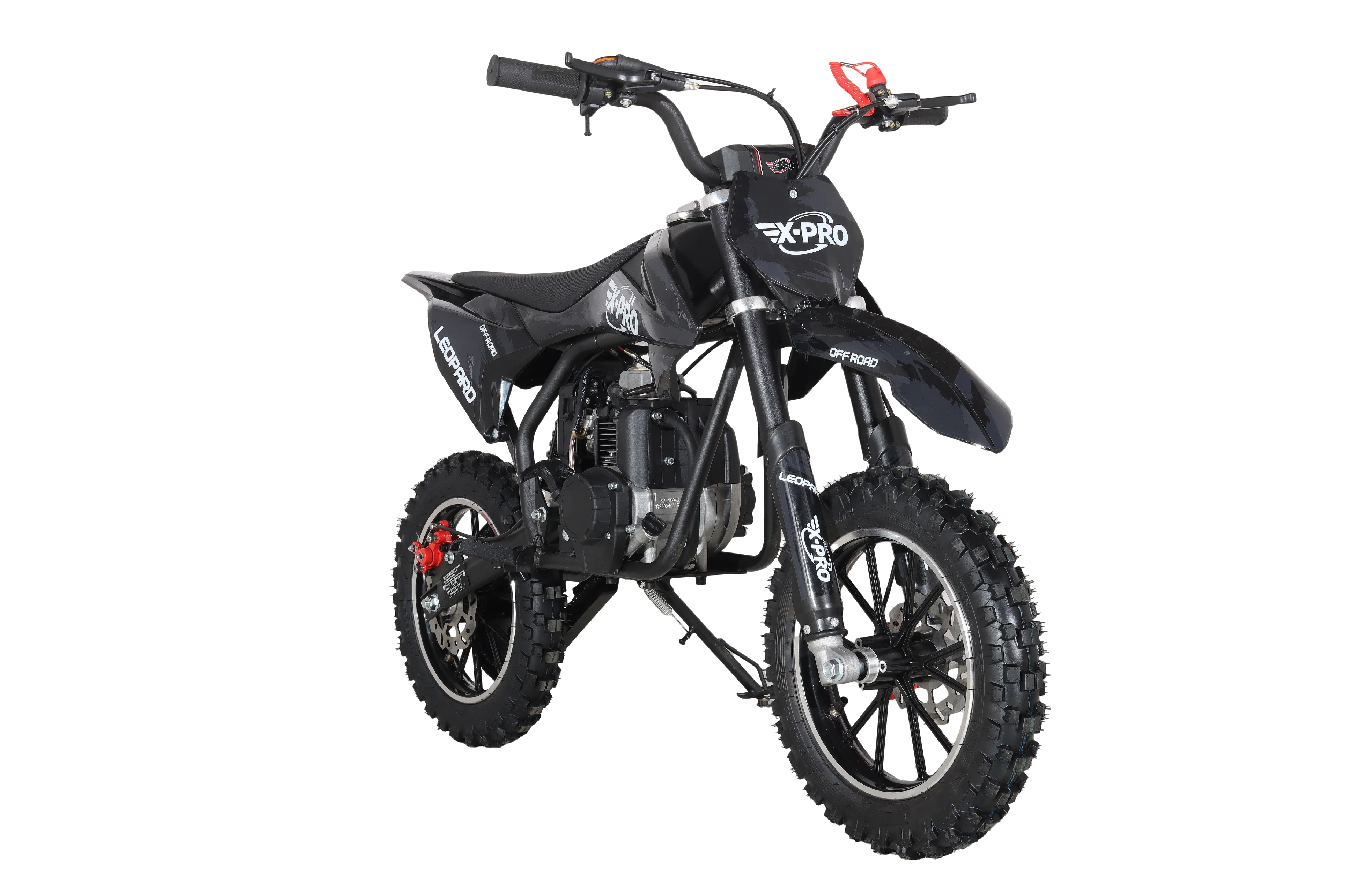 Free Shipping! X-PRO Leopard Mini Dirt Bike, Gas Power 4 Stroke Dirt Bike! 40CC Pit Bike, Pull Start, 10in Wheels! - Image 3