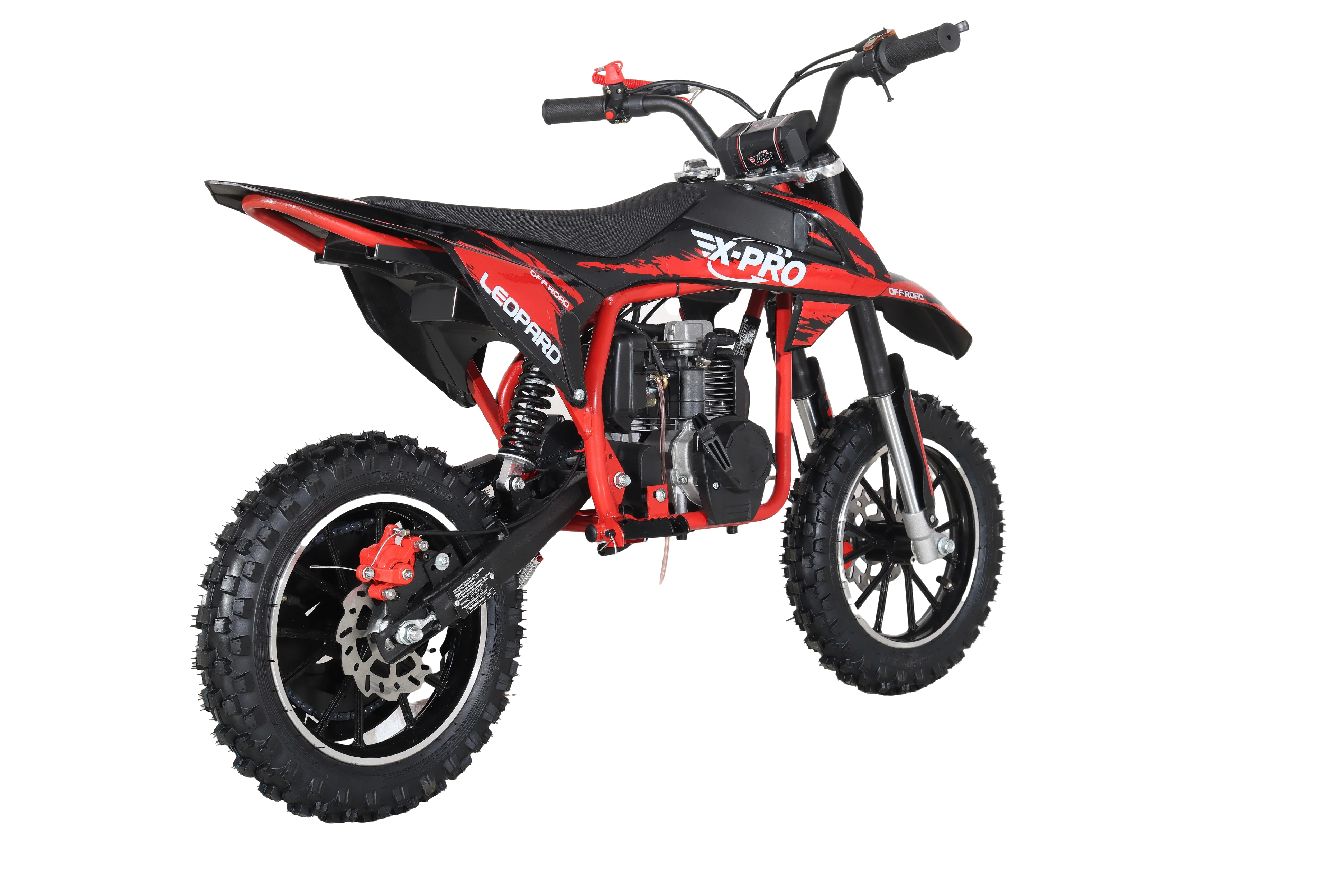 Free Shipping! X-PRO Leopard Mini Dirt Bike, Gas Power 4 Stroke Dirt Bike! 40CC Pit Bike, Pull Start, 10in Wheels! - Image 32