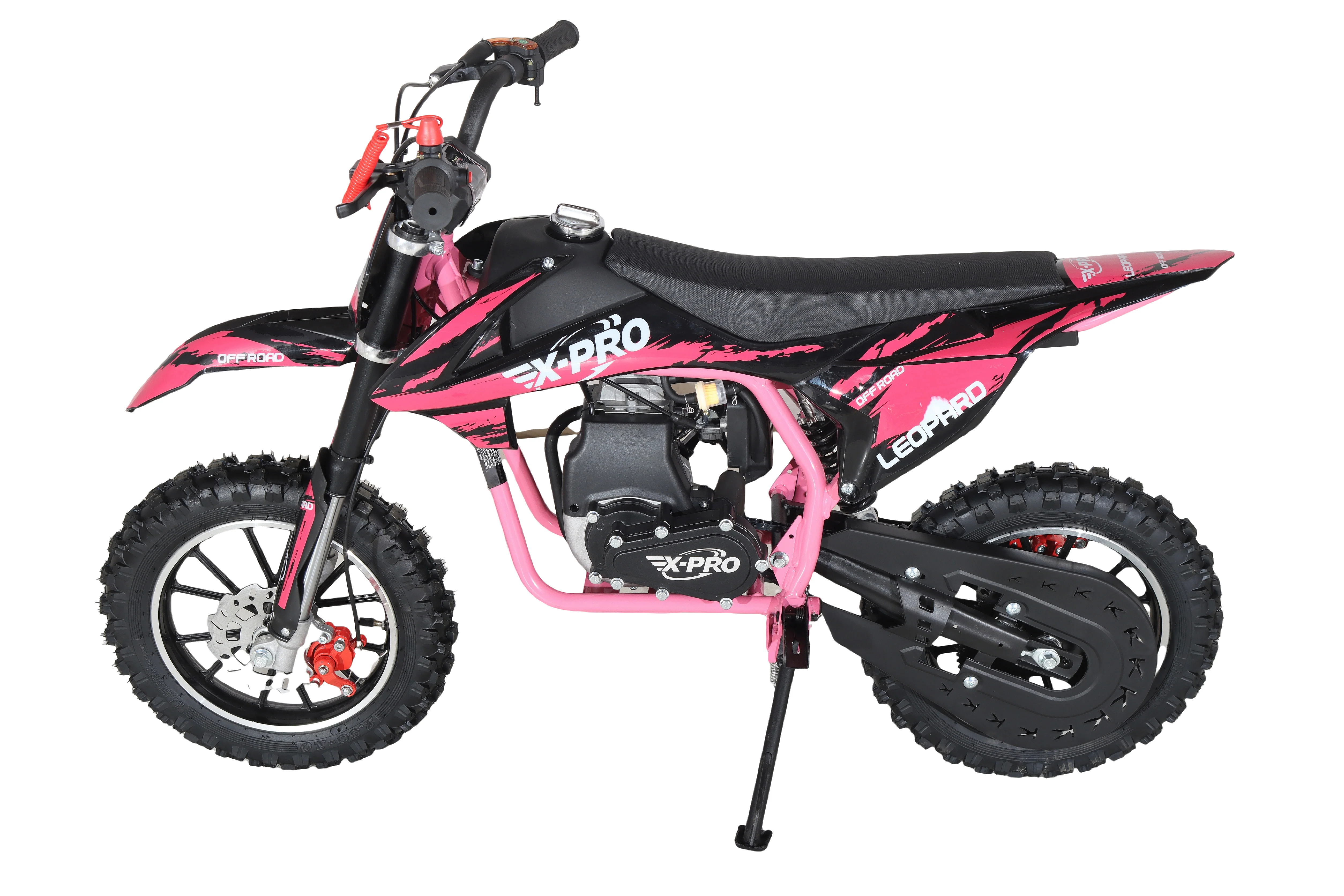 Free Shipping! X-PRO Leopard Mini Dirt Bike, Gas Power 4 Stroke Dirt Bike! 40CC Pit Bike, Pull Start, 10in Wheels! - Image 39