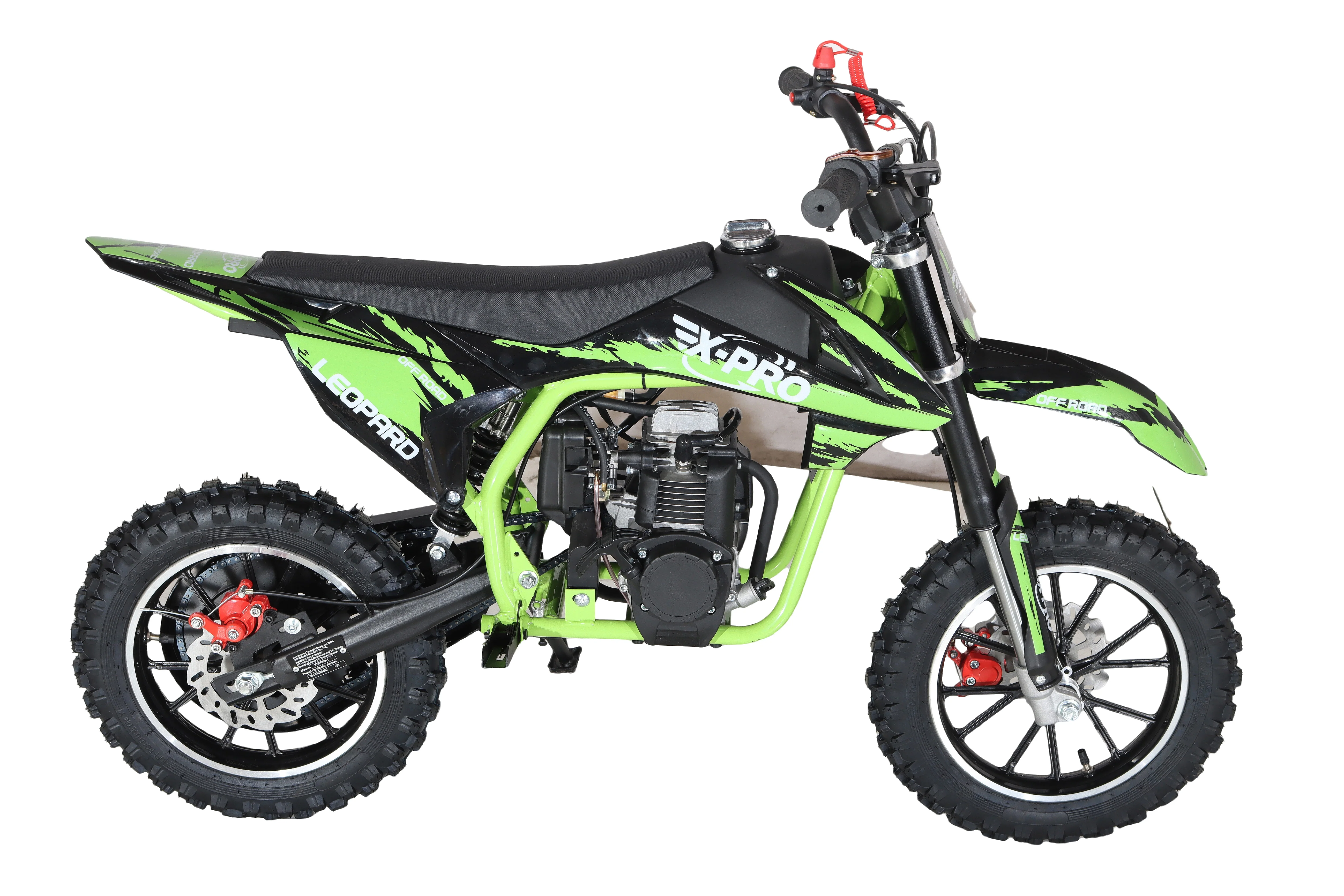 Free Shipping! X-PRO Leopard Mini Dirt Bike, Gas Power 4 Stroke Dirt Bike! 40CC Pit Bike, Pull Start, 10in Wheels! - Image 44
