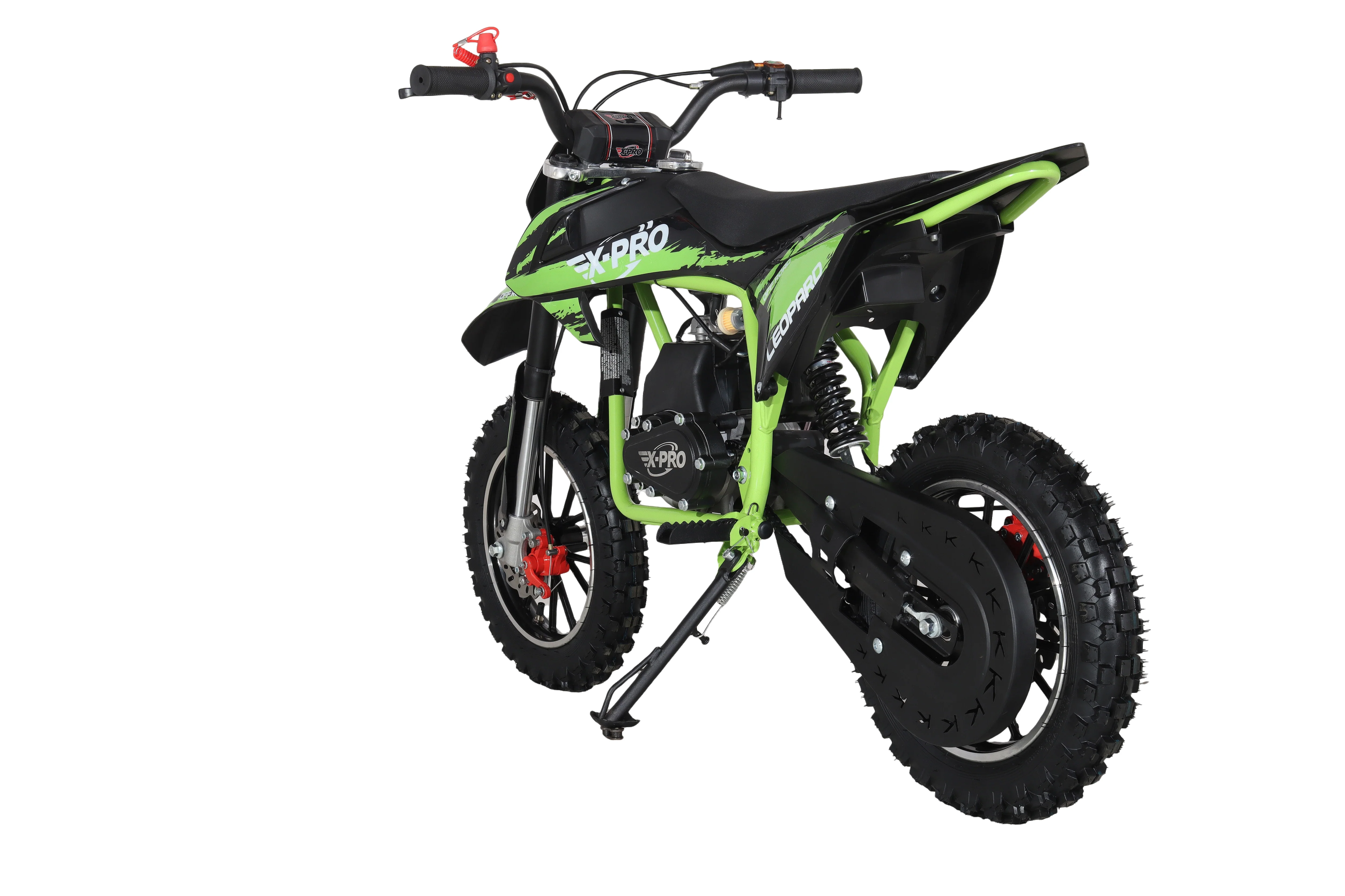 Free Shipping! X-PRO Leopard Mini Dirt Bike, Gas Power 4 Stroke Dirt Bike! 40CC Pit Bike, Pull Start, 10in Wheels! - Image 47