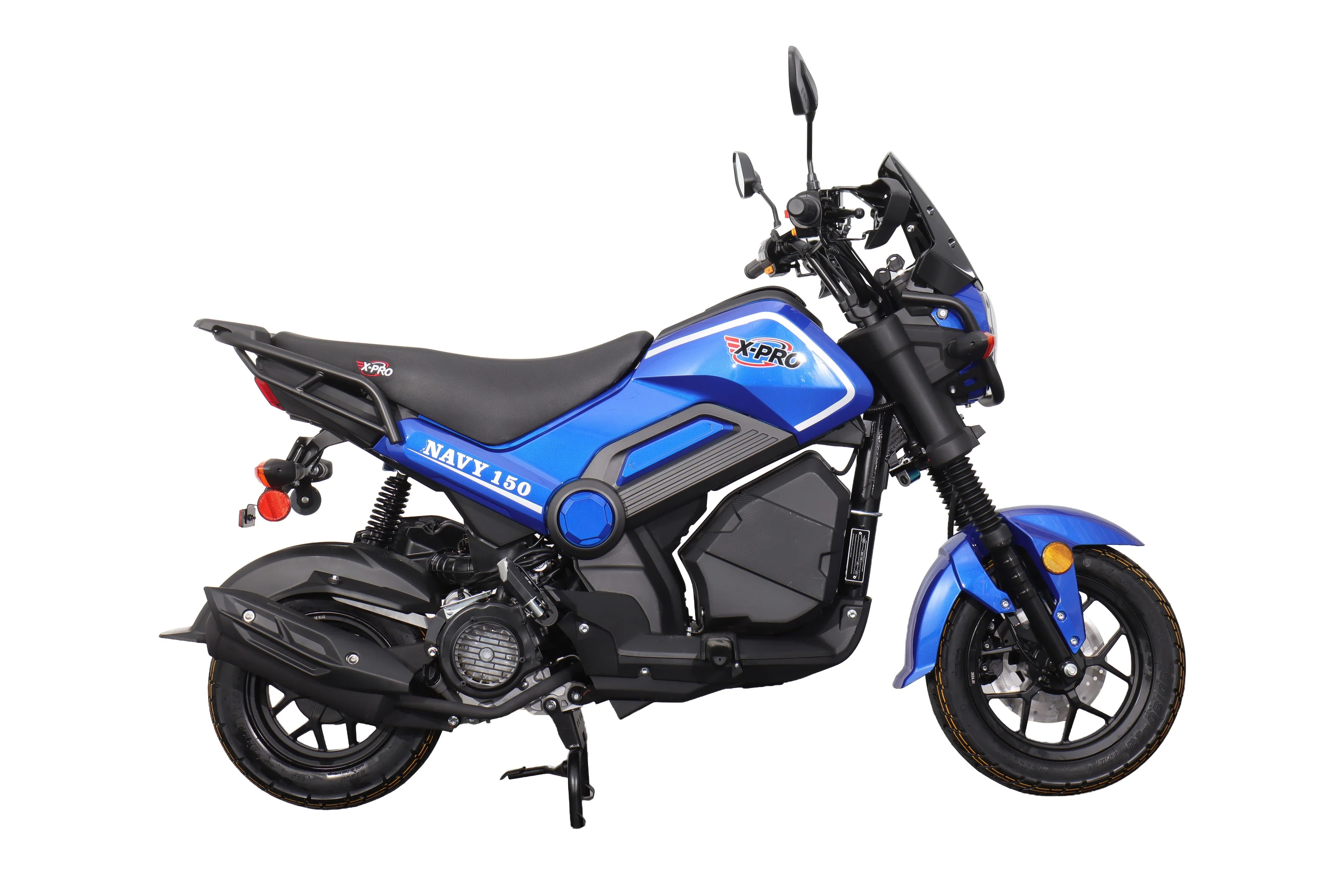 Free Shipping! X-PRO Navy 150 Motorcycle with Automatic Transmission, Electric/Kick Start! 12"/10" Aluminum Wheels! - Image 28
