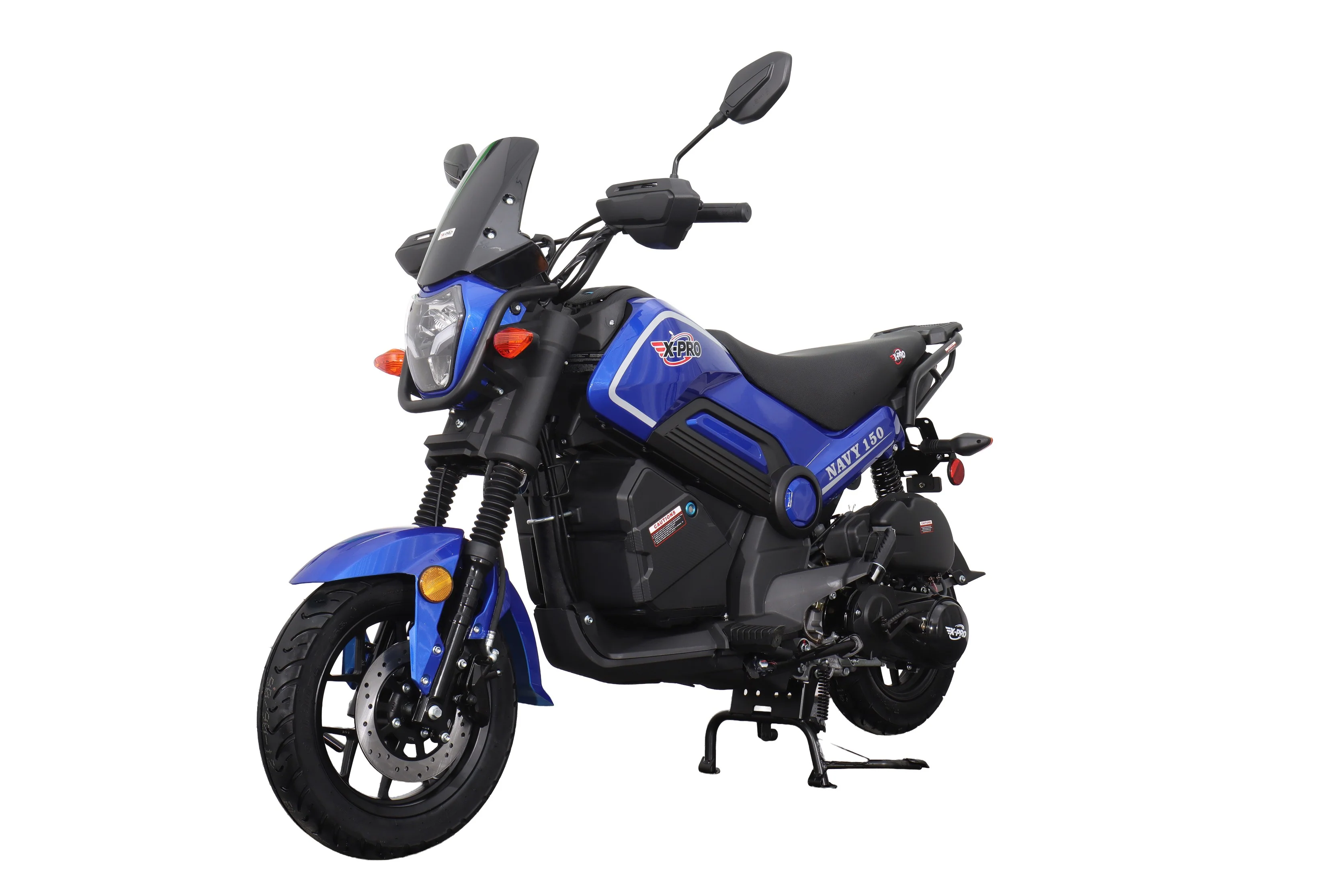 Free Shipping! X-PRO Navy 150 Motorcycle with Automatic Transmission, Electric/Kick Start! 12"/10" Aluminum Wheels! - Image 3
