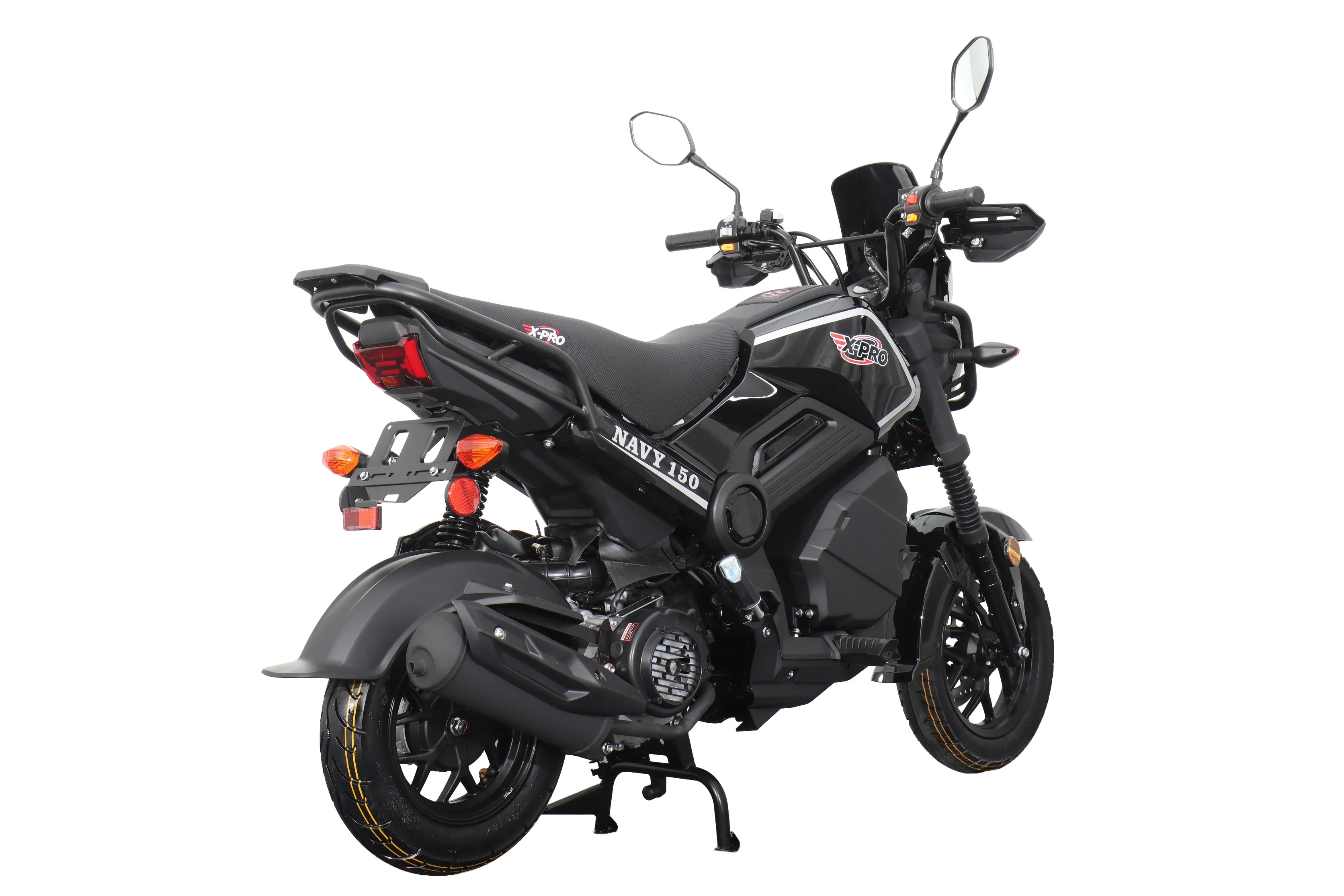 Free Shipping! X-PRO Navy 150 Motorcycle with Automatic Transmission, Electric/Kick Start! 12"/10" Aluminum Wheels! - Image 8