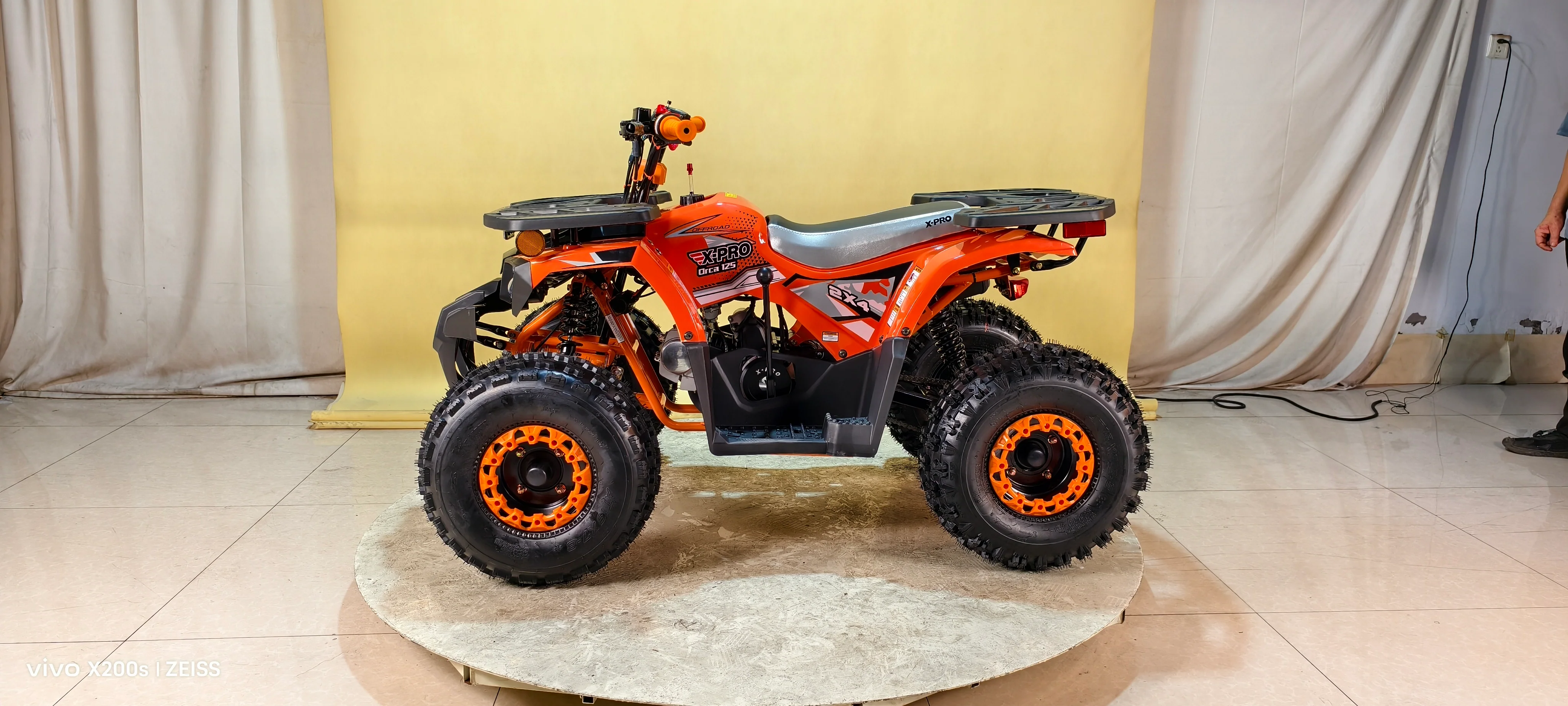Free Shipping! X-PRO Orca 125cc ATV with Automatic Transmission w/Reverse, LED Headlights, Electric Start, Big 19"/18" Tires! - Image 48