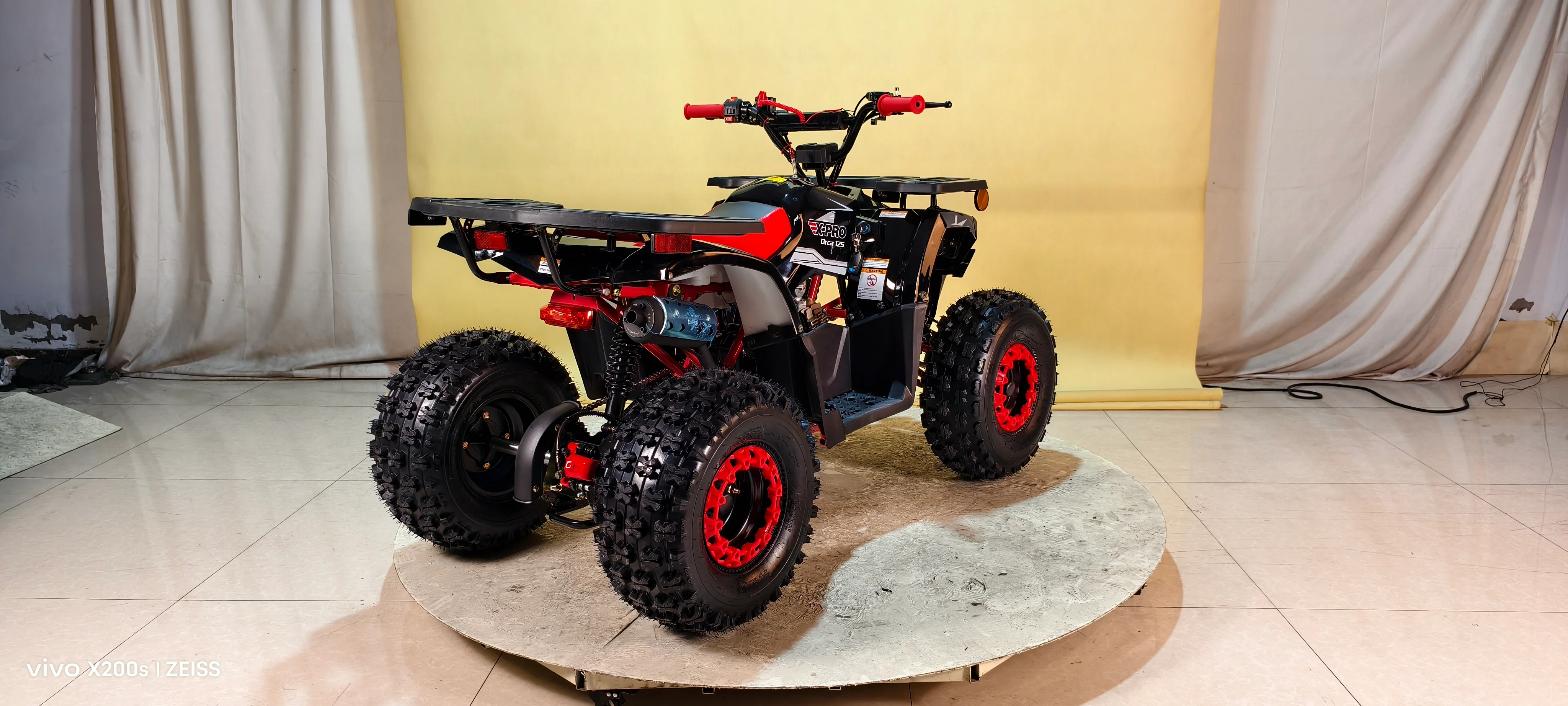 Free Shipping! X-PRO Orca 125cc ATV with Automatic Transmission w/Reverse, LED Headlights, Electric Start, Big 19"/18" Tires! - Image 5