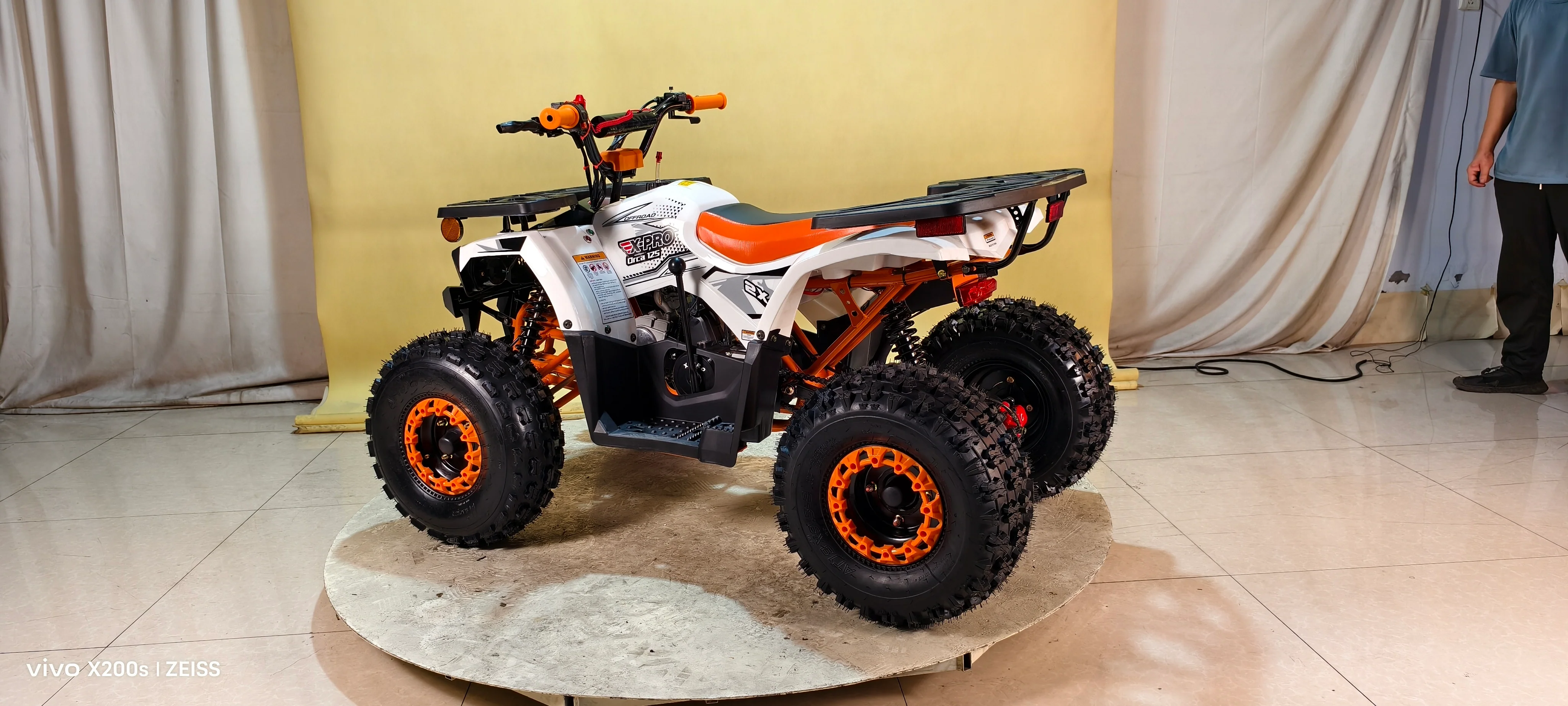 Free Shipping! X-PRO Orca 125cc ATV with Automatic Transmission w/Reverse, LED Headlights, Electric Start, Big 19"/18" Tires! - Image 55