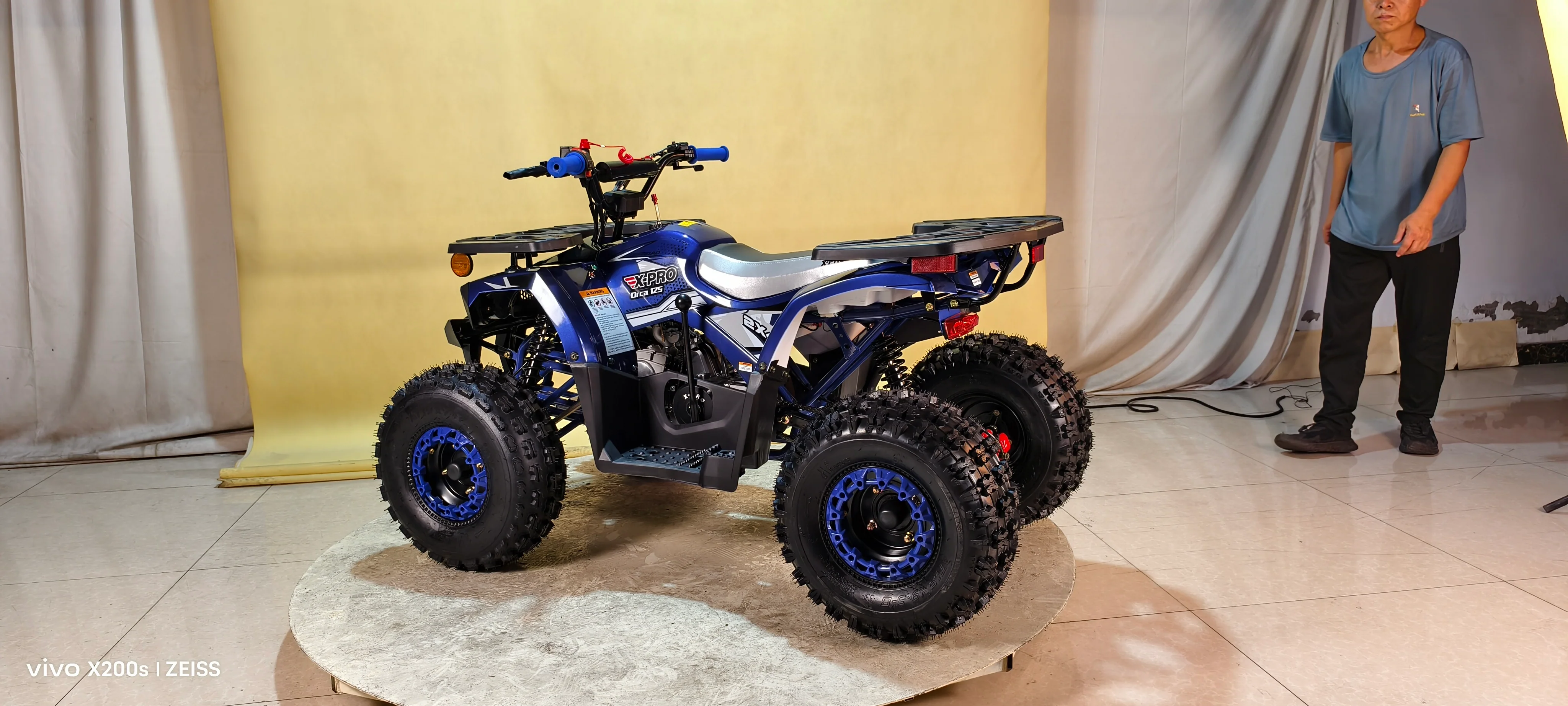 Free Shipping! X-PRO Orca 125cc ATV with Automatic Transmission w/Reverse, LED Headlights, Electric Start, Big 19"/18" Tires! - Image 63