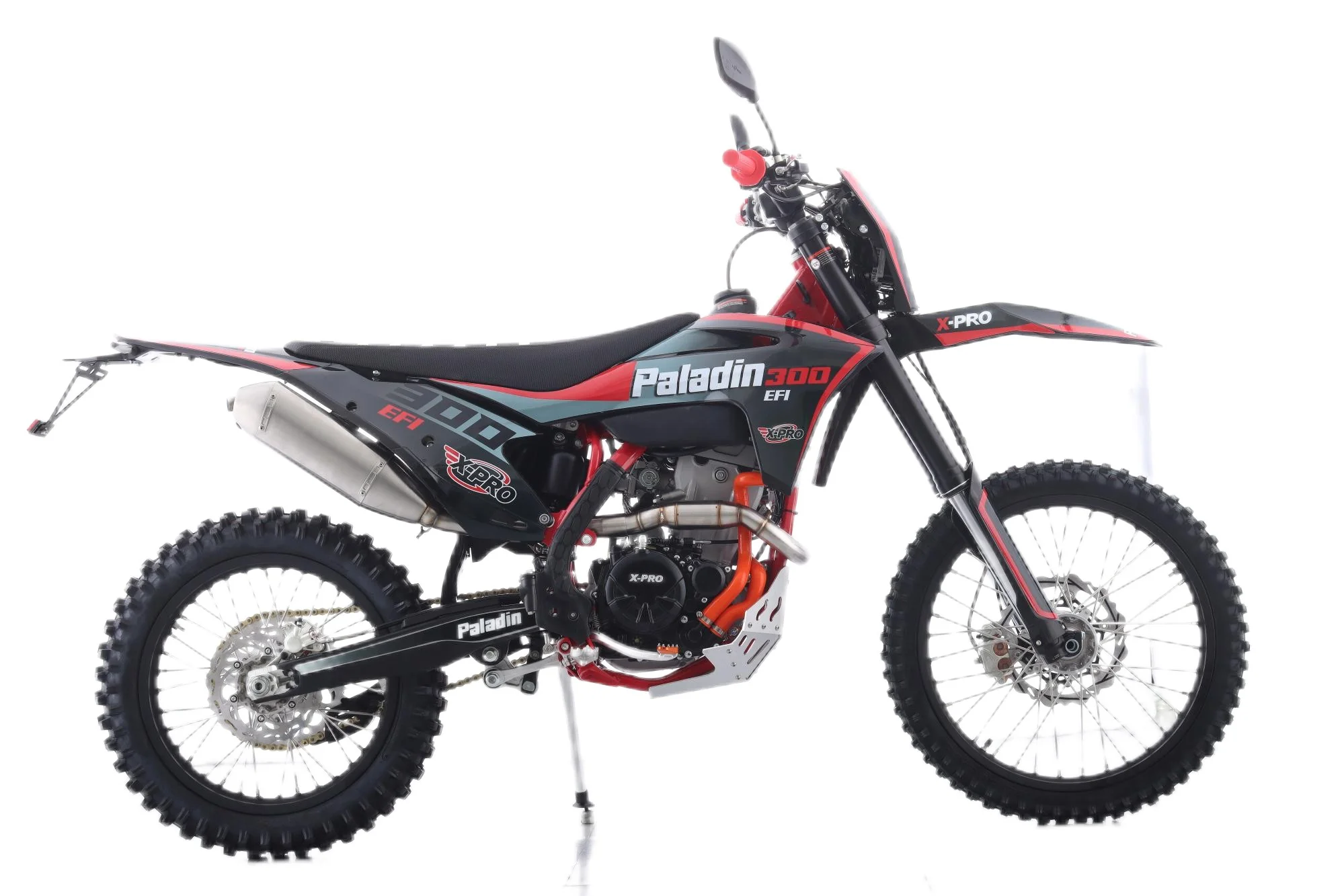 Free Shipping! X-PRO Paladin 300 EFI Dirt Bike with 6-Speed Manual Transmission and Balance Shaft and Dual Overhead Camshaft (DOHC) with Four Valves Engine, Electric Start! Big 21in/18in Wheels! - Image 12