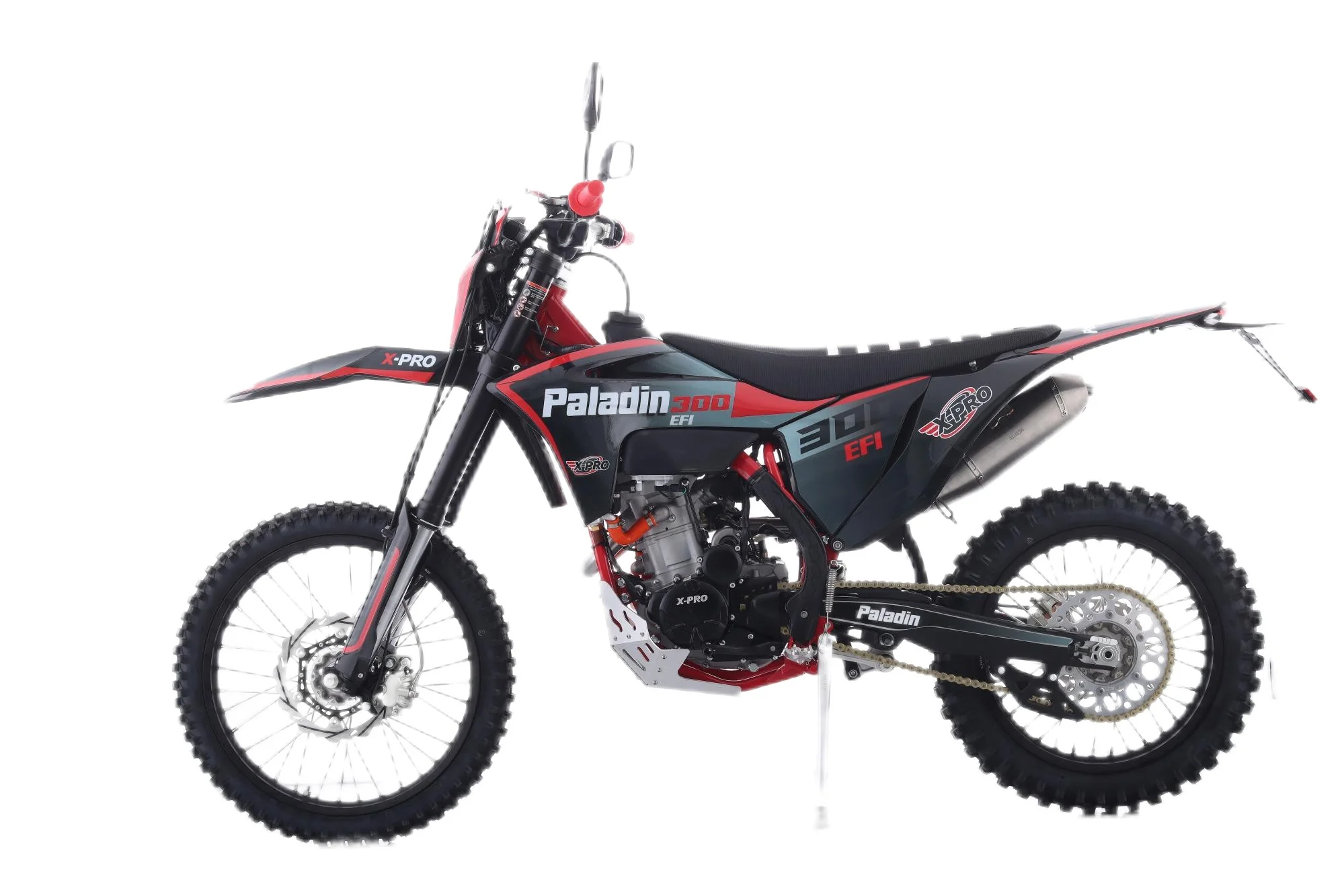 Free Shipping! X-PRO Paladin 300 EFI Dirt Bike with 6-Speed Manual Transmission and Balance Shaft and Dual Overhead Camshaft (DOHC) with Four Valves Engine, Electric Start! Big 21in/18in Wheels! - Image 16