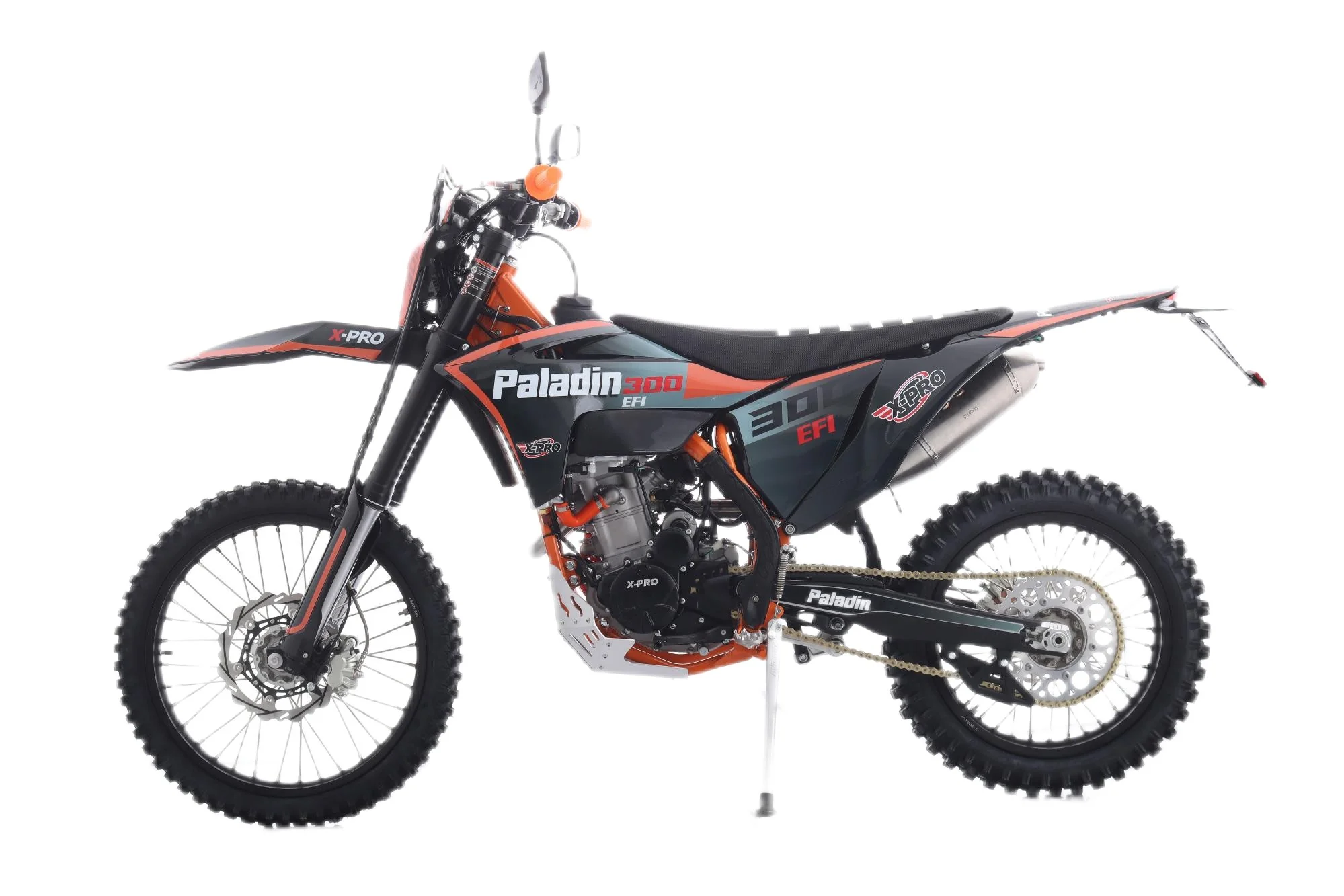 Free Shipping! X-PRO Paladin 300 EFI Dirt Bike with 6-Speed Manual Transmission and Balance Shaft and Dual Overhead Camshaft (DOHC) with Four Valves Engine, Electric Start! Big 21in/18in Wheels! - Image 8