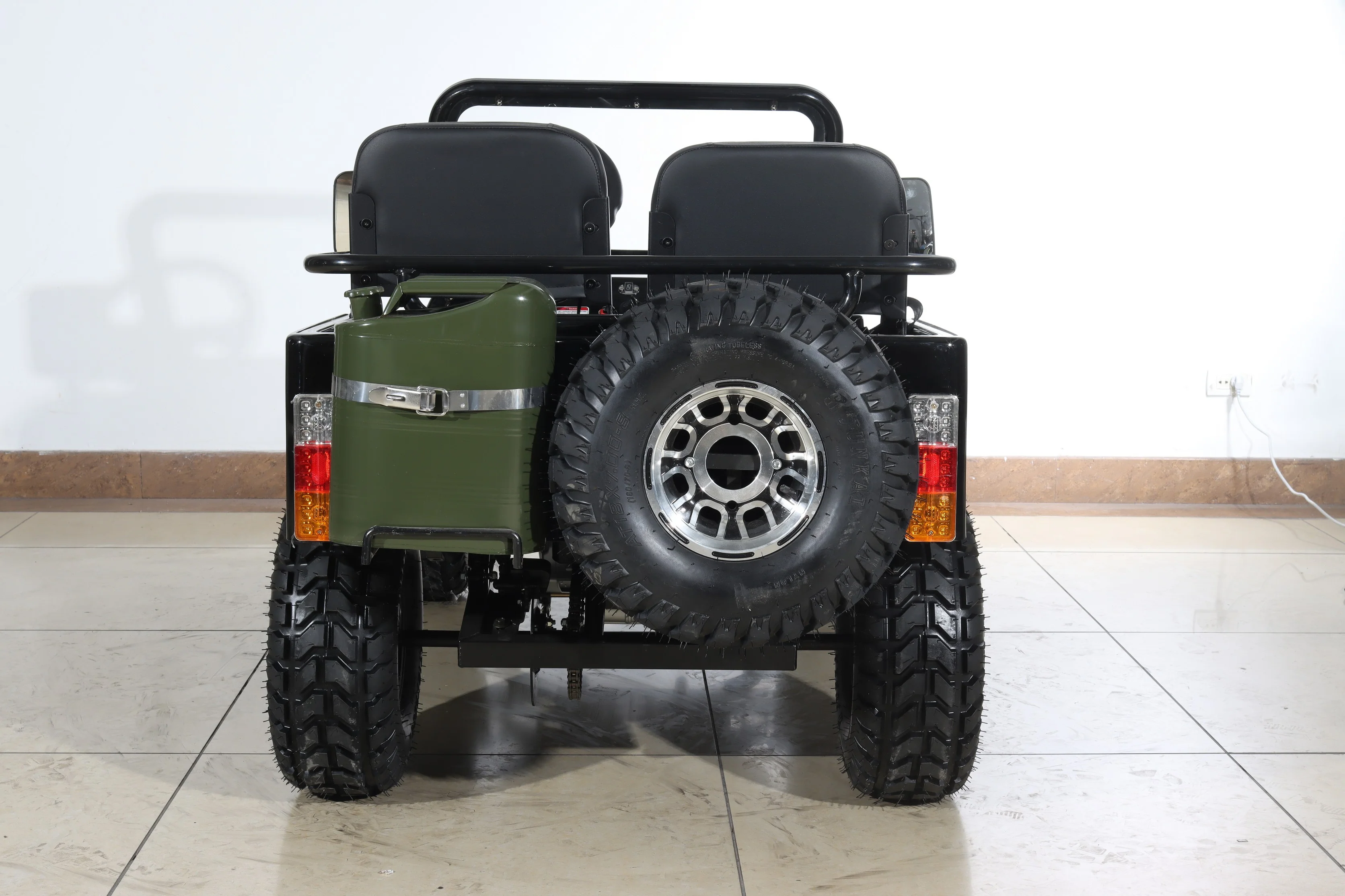 Free Shipping! X-PRO Ranger 150 Jeep Go Kart with 3-Speed Semi-Automatic Transmission w/Reverse, LED Headlights, With Windshield and Spare Tire, Big 18in Aluminium Rim Wheels! - Image 29